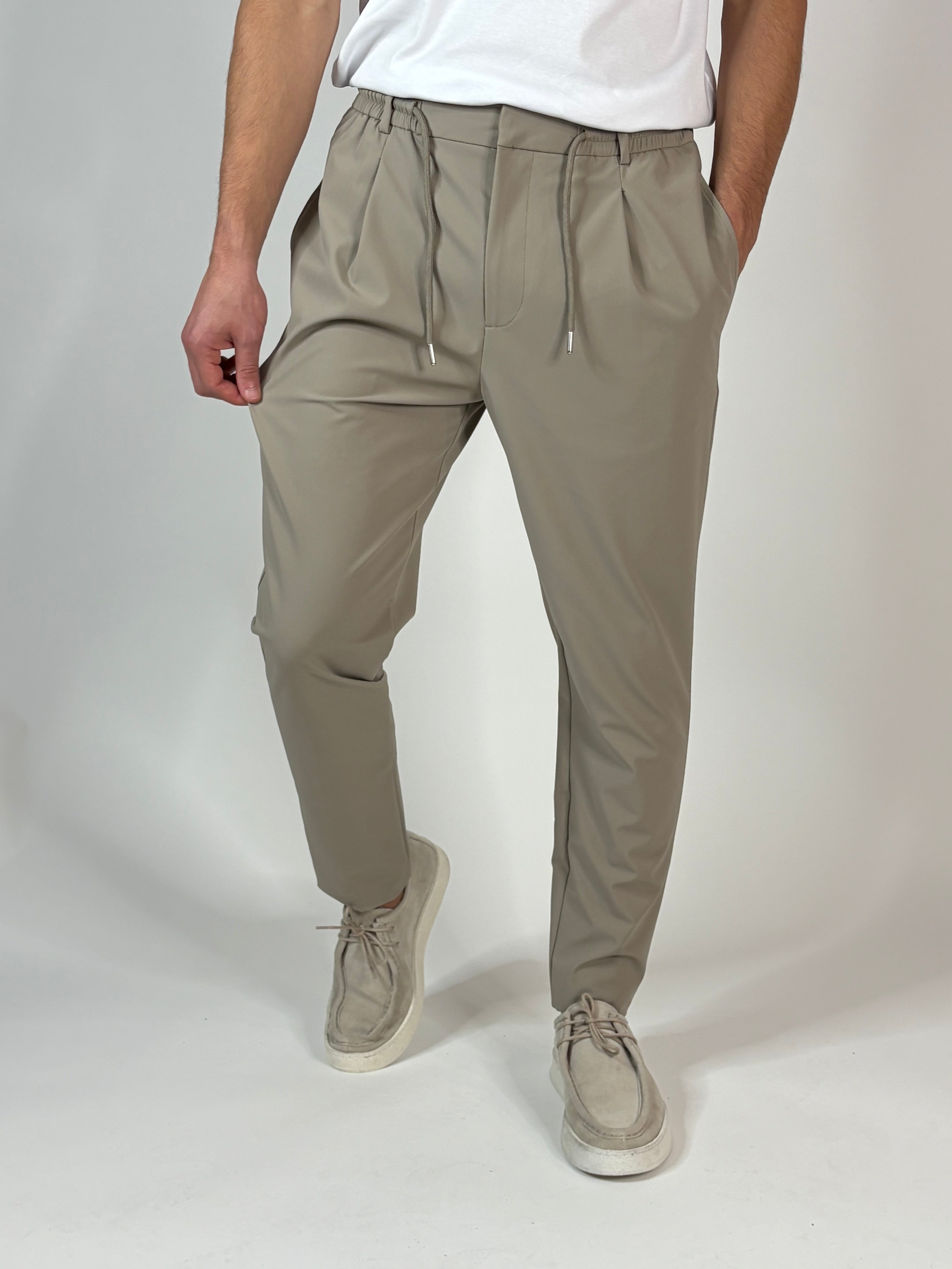 Elegant Line Pantalon Beige