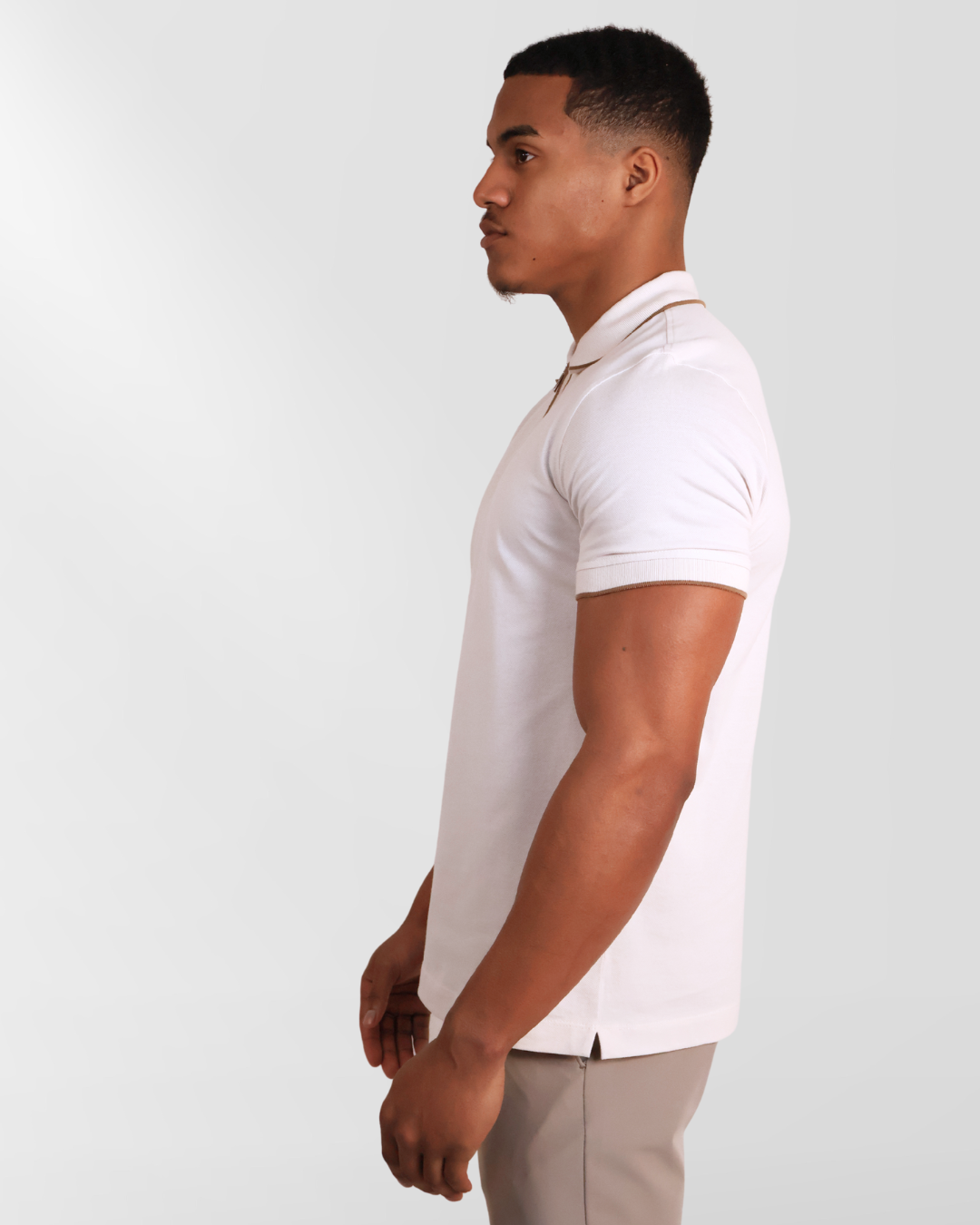 Zipped Poloshirt