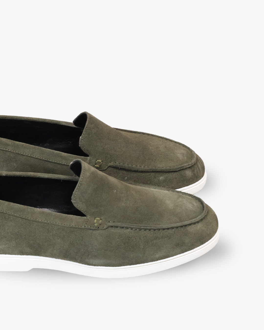 Suede Loafers Khaki