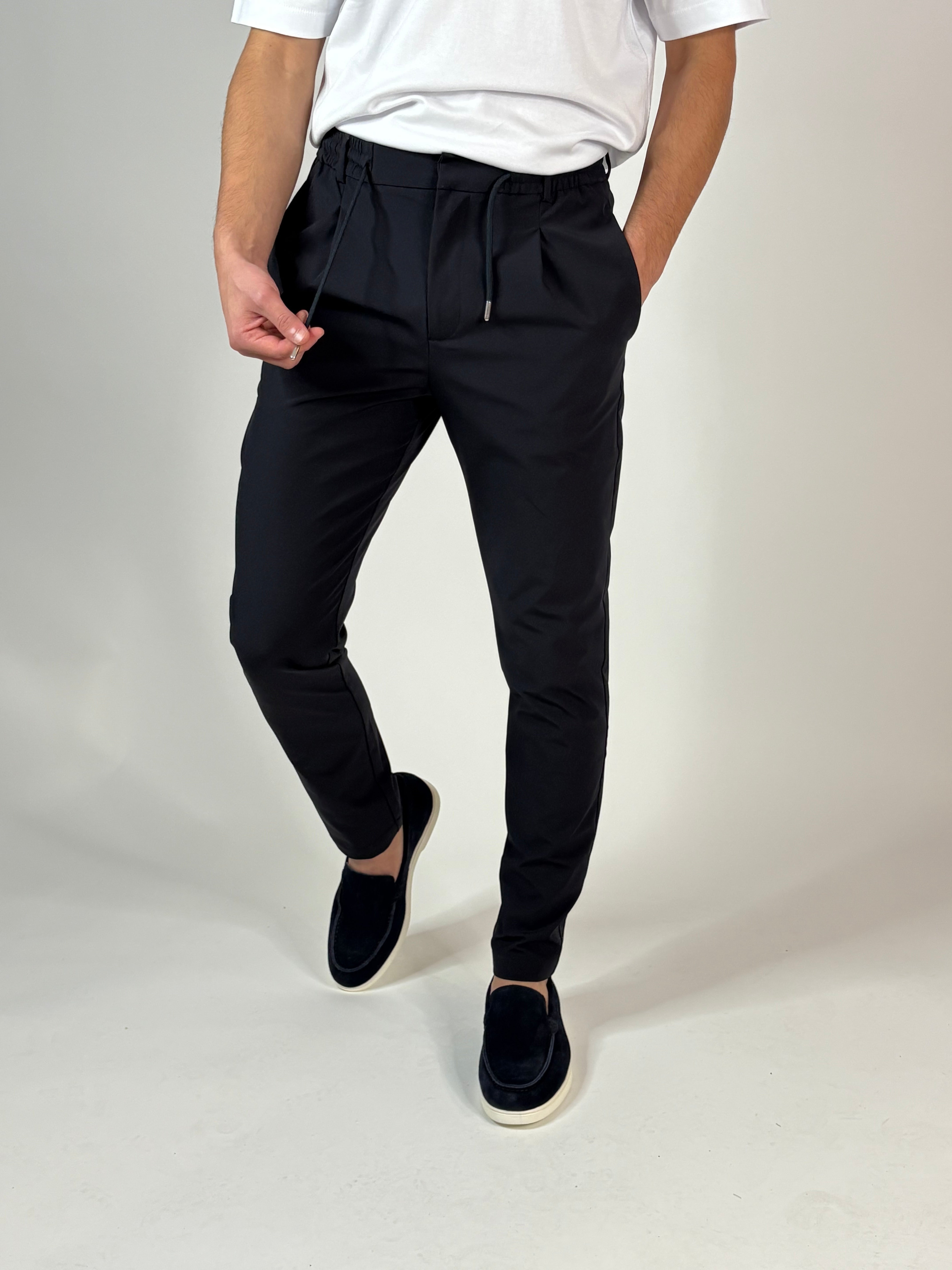 Elegant Line Pantalon Navy