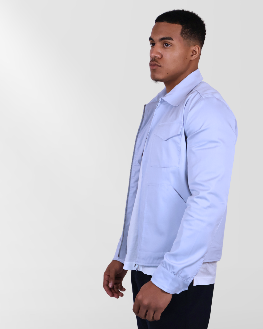 Cargo Jacket Light Blue