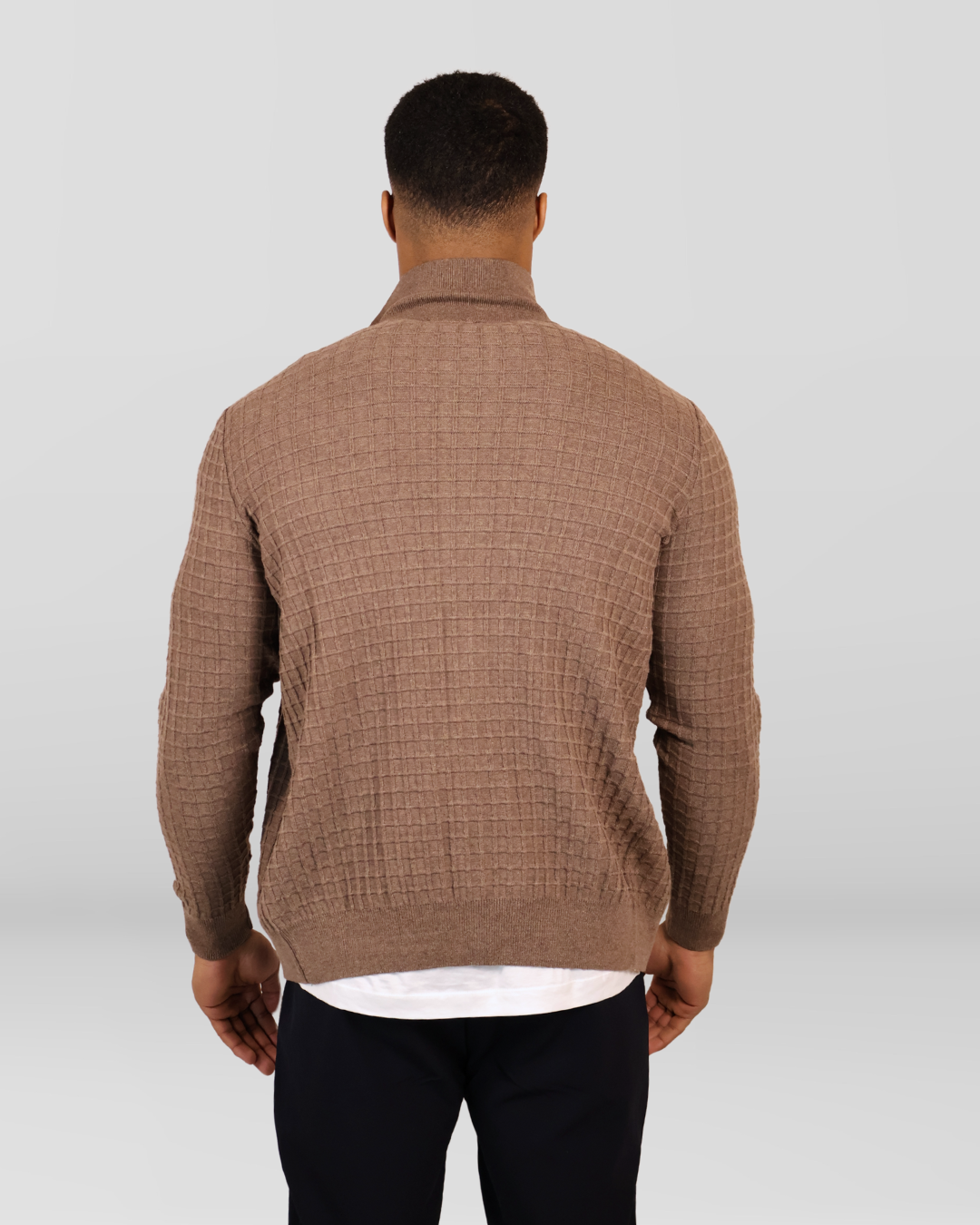 Herenvest met Knoopsluiting Brown
