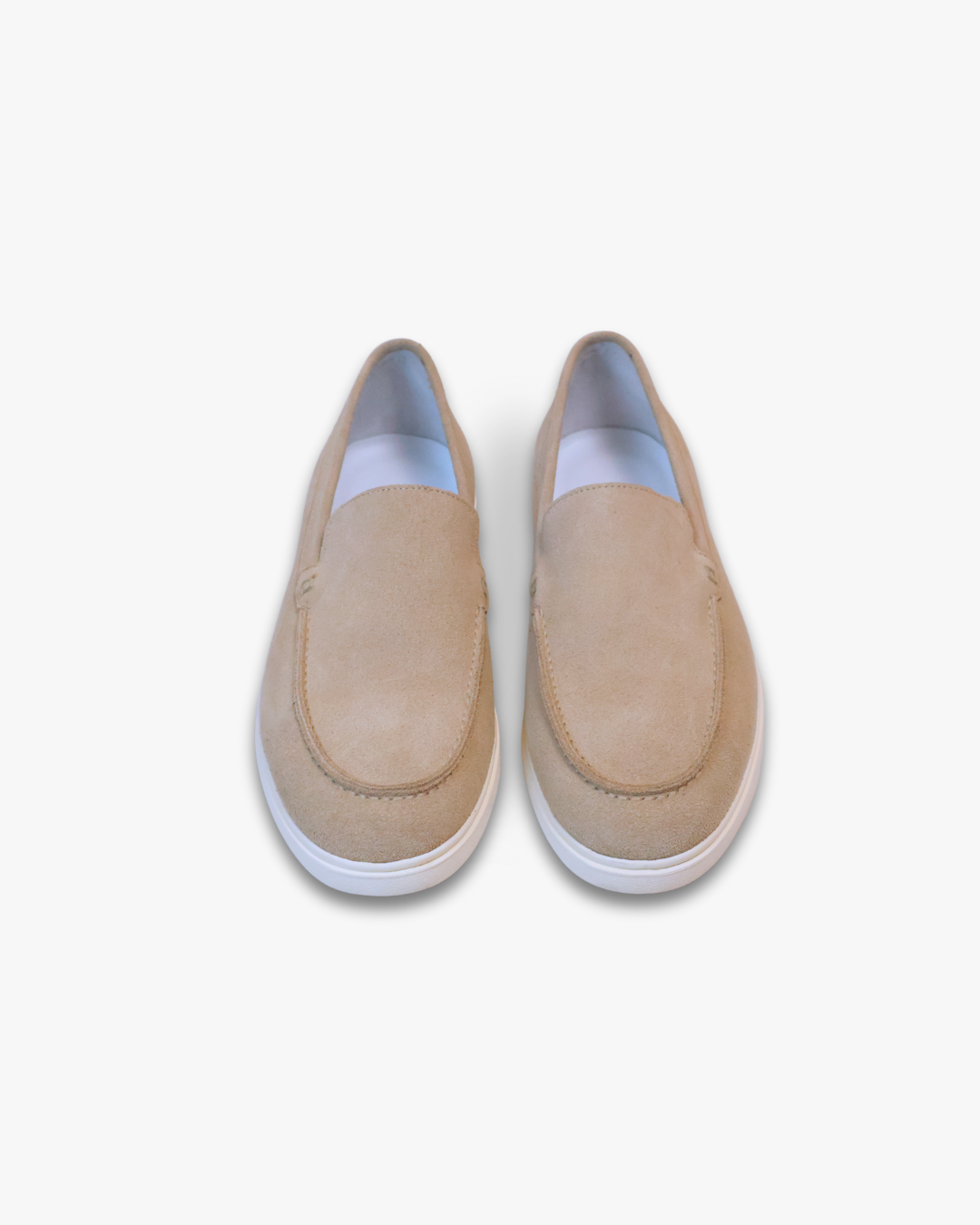 Suede Loafers Beige
