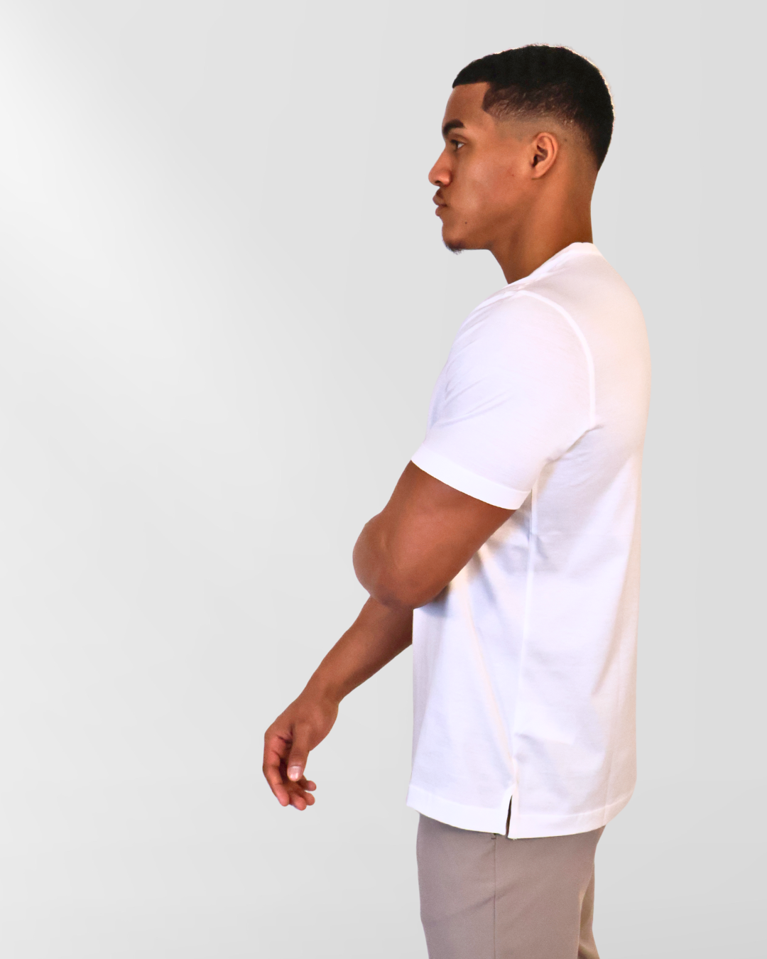 Mercesized T-Shirt White