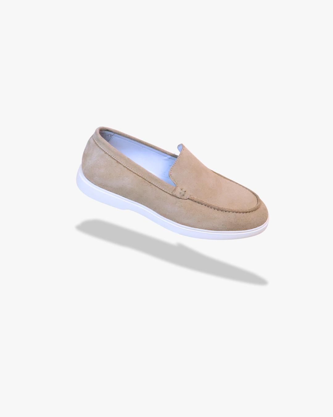 Suede Loafers Beige