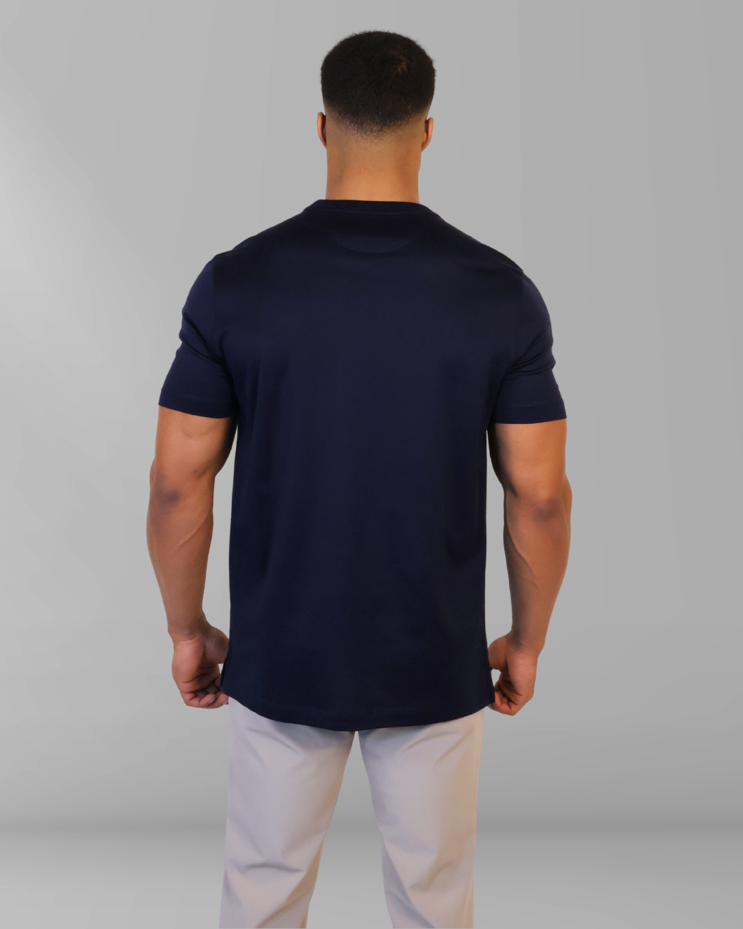 Mercesized T-Shirt Navy