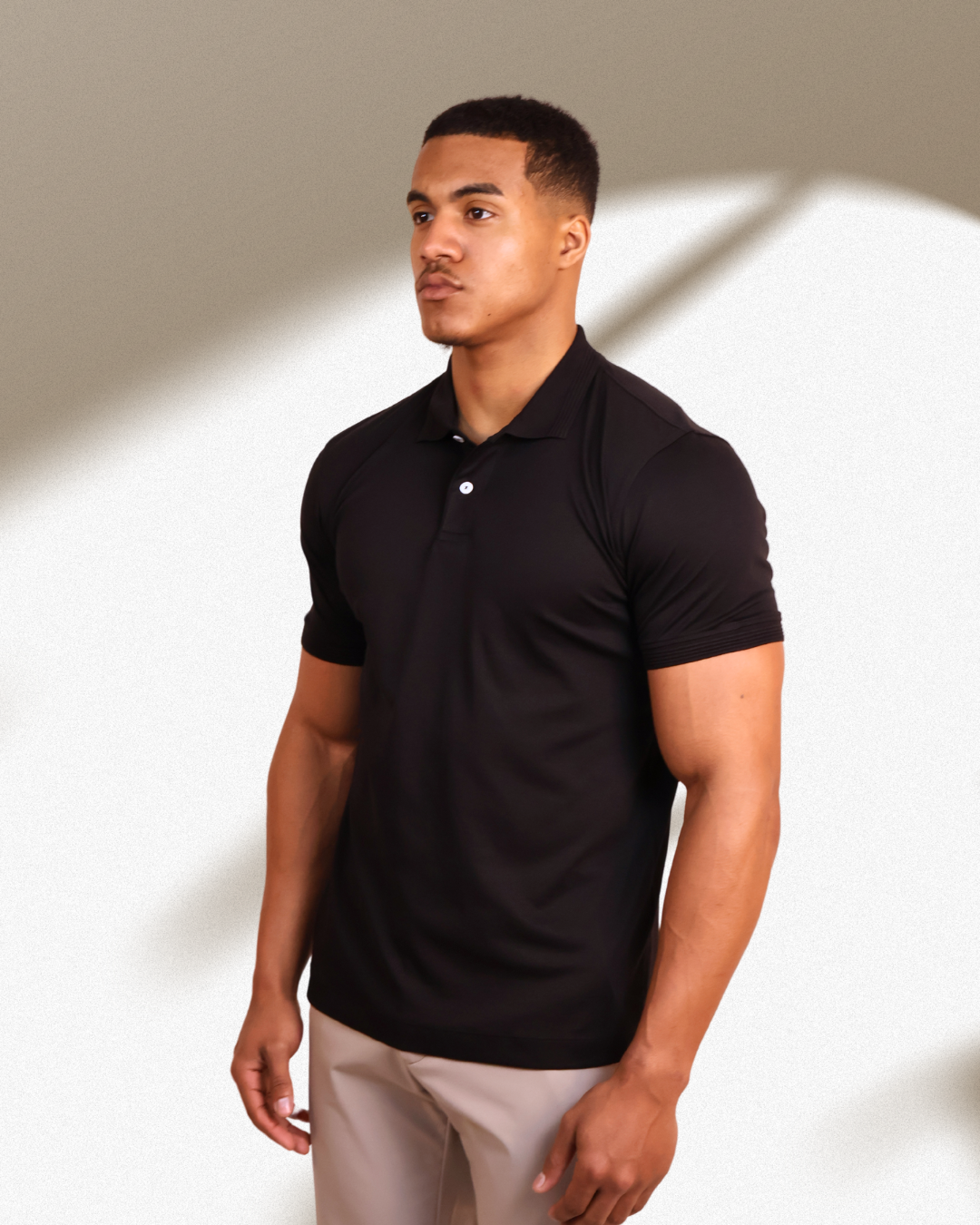 Poloshirt Black
