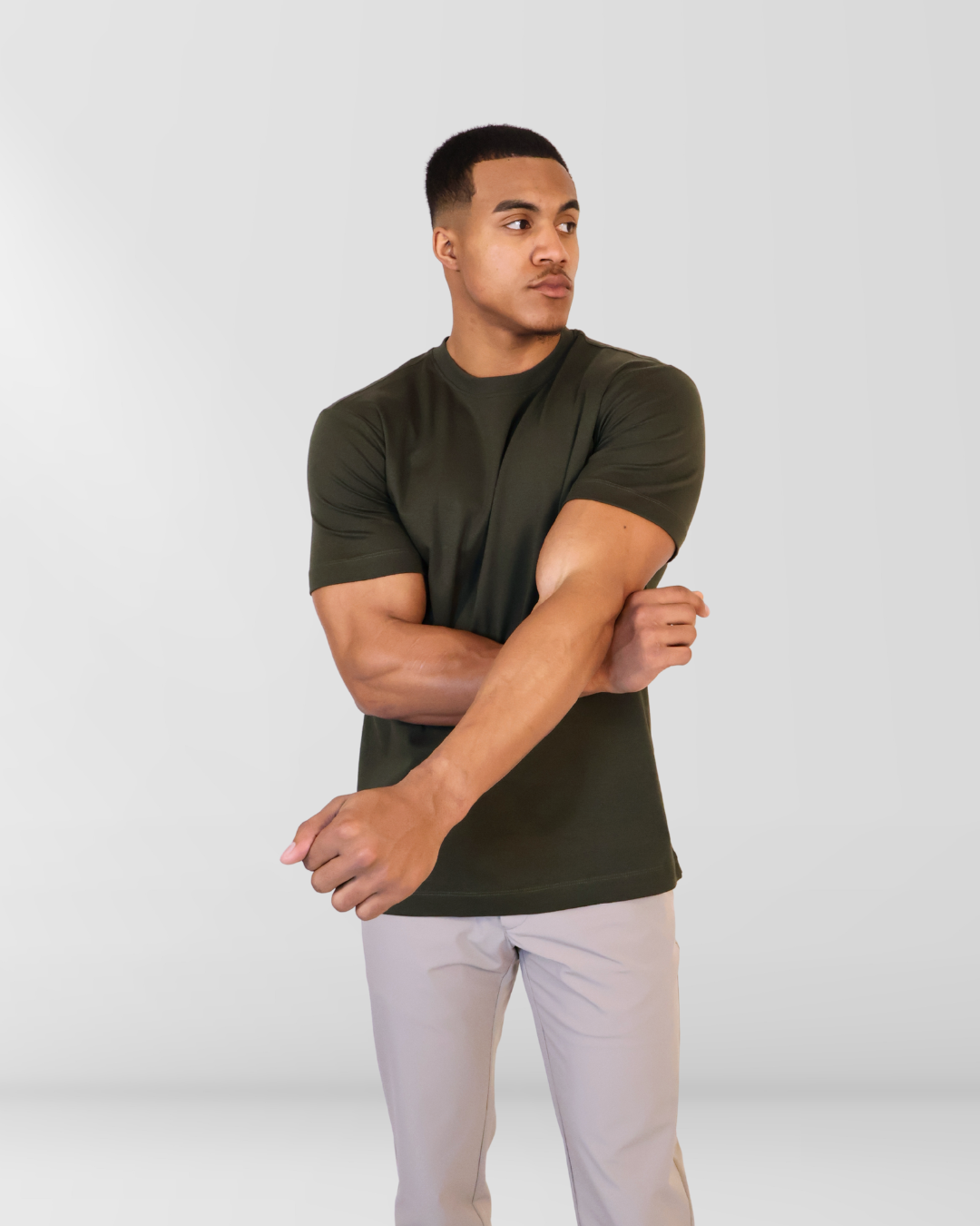 Mercesized T-Shirt Dark Green