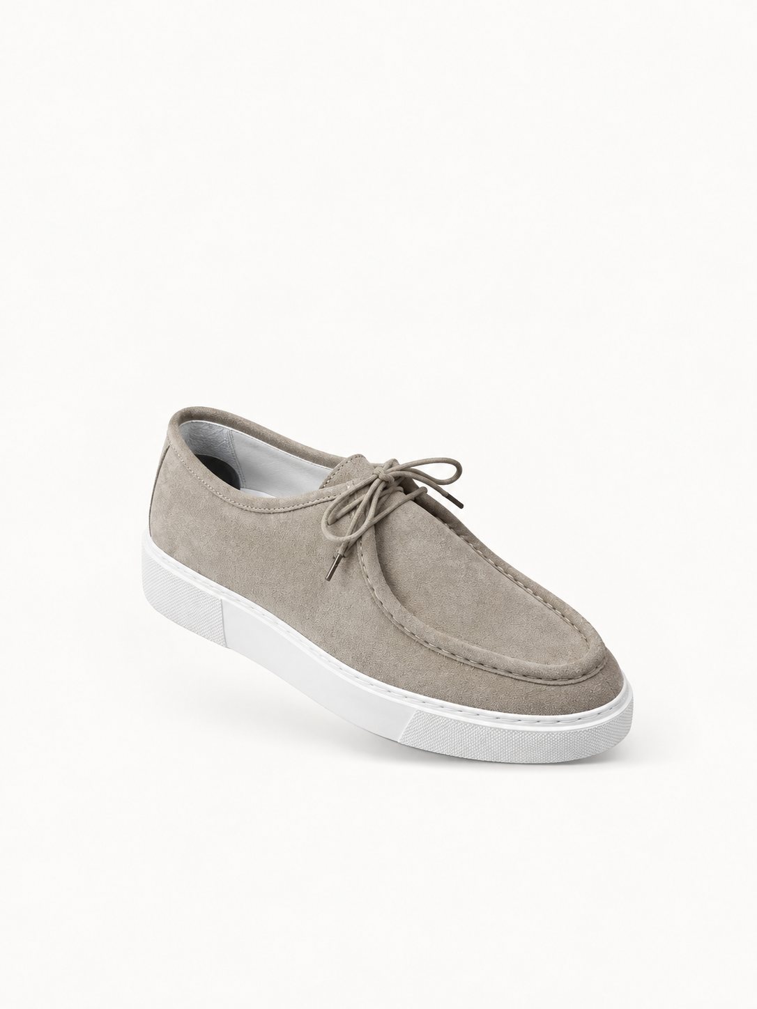 Marfélli Suede Loafers Met Veters Greige
