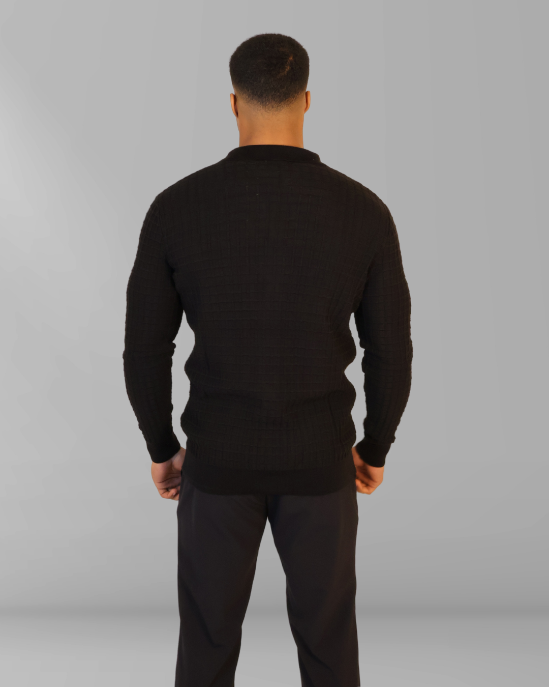 Herenvest met Knoopsluiting Black