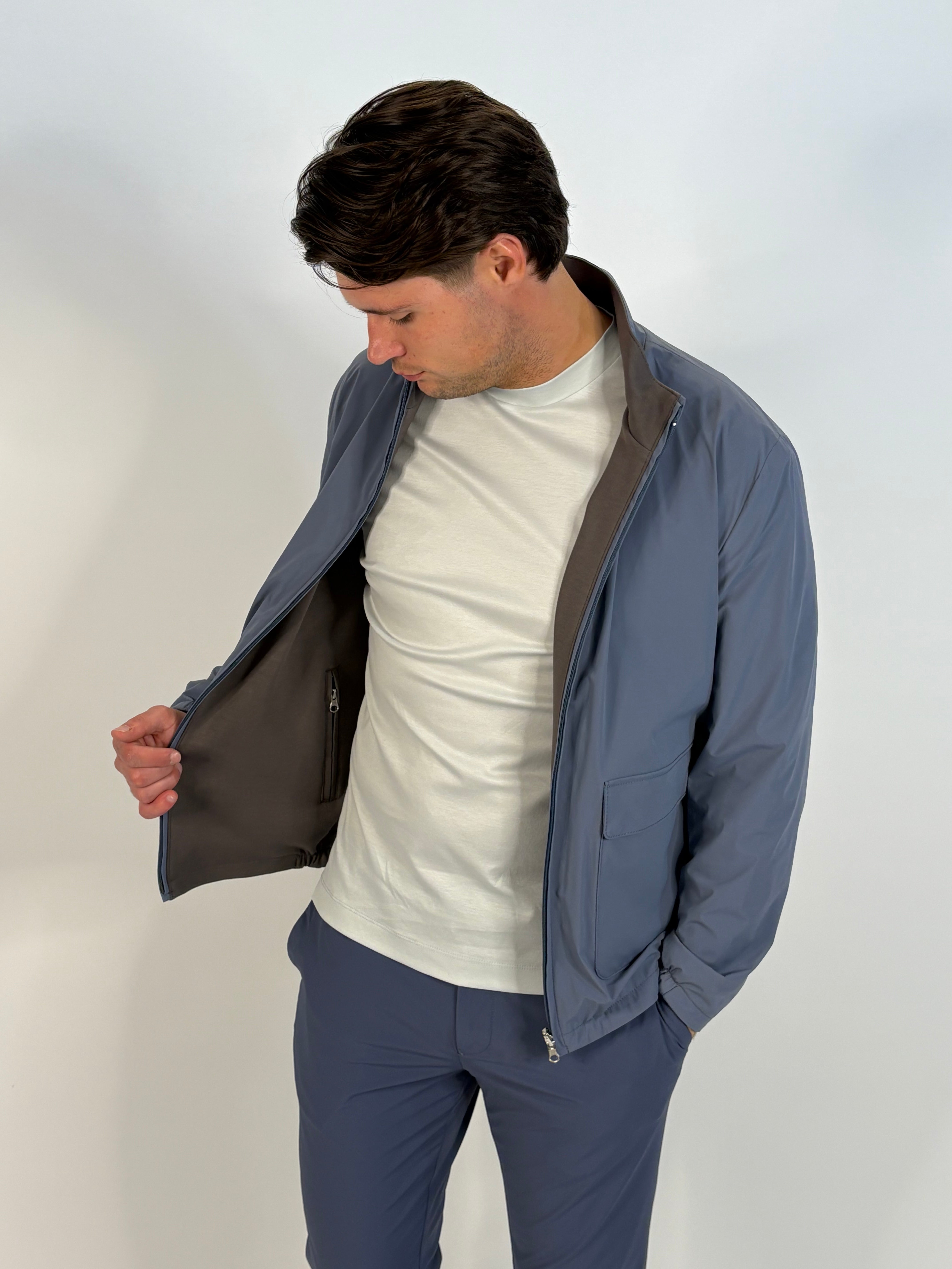 Marfélli Two-Sides Jacket Indigo/Grey