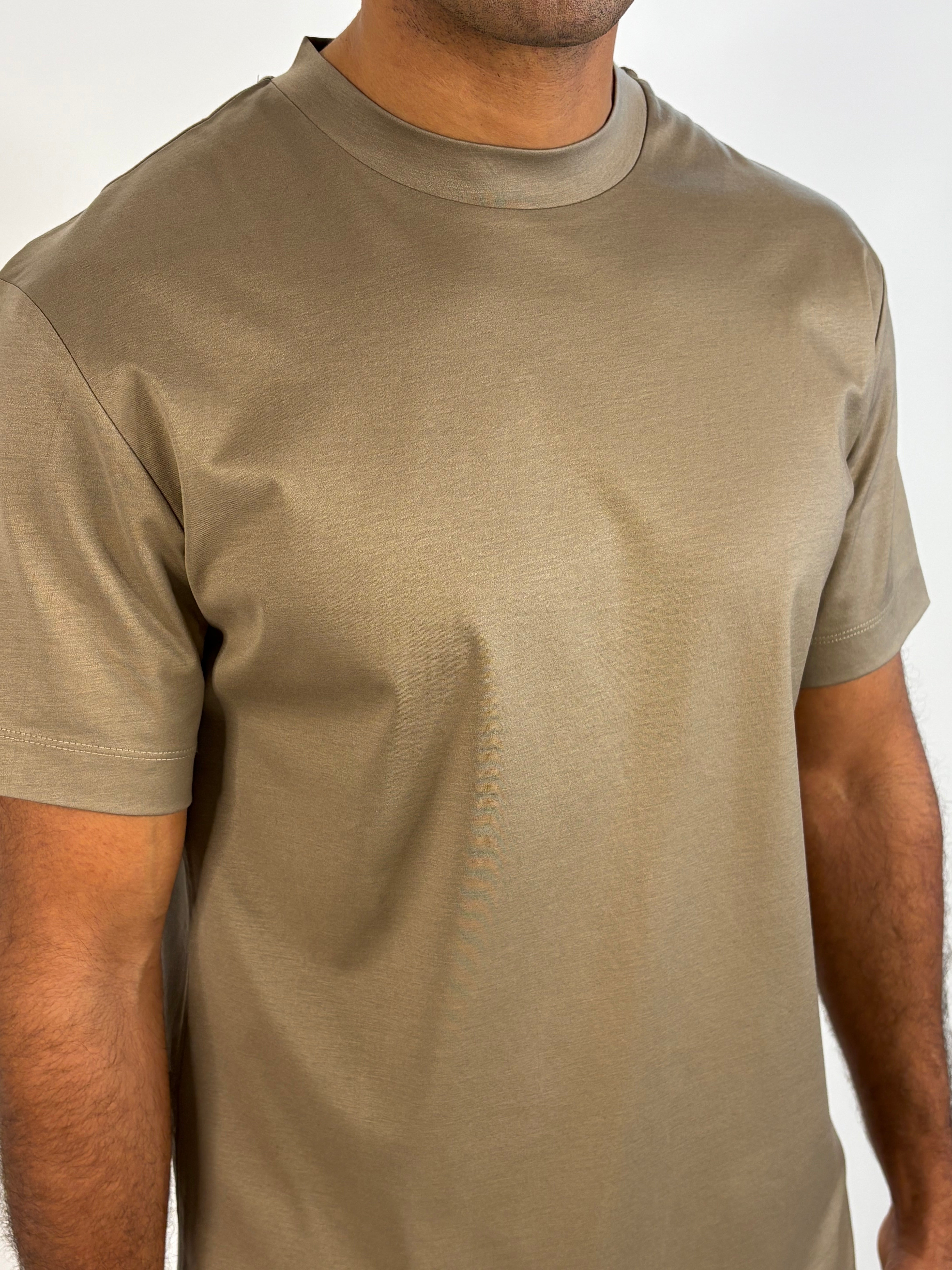 Marfélli Mercesized T-Shirt Taupe