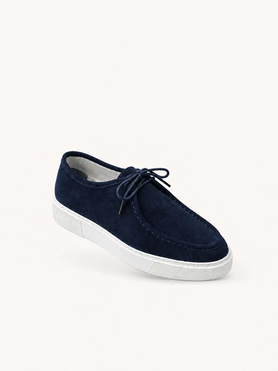 Marfélli Suede Loafers Met Veters Navy Blue