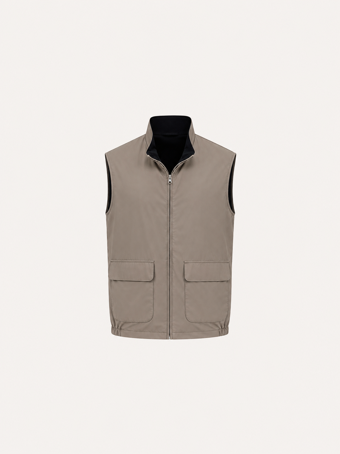 Marfélli Two-Sides Gilet Taupe/Black