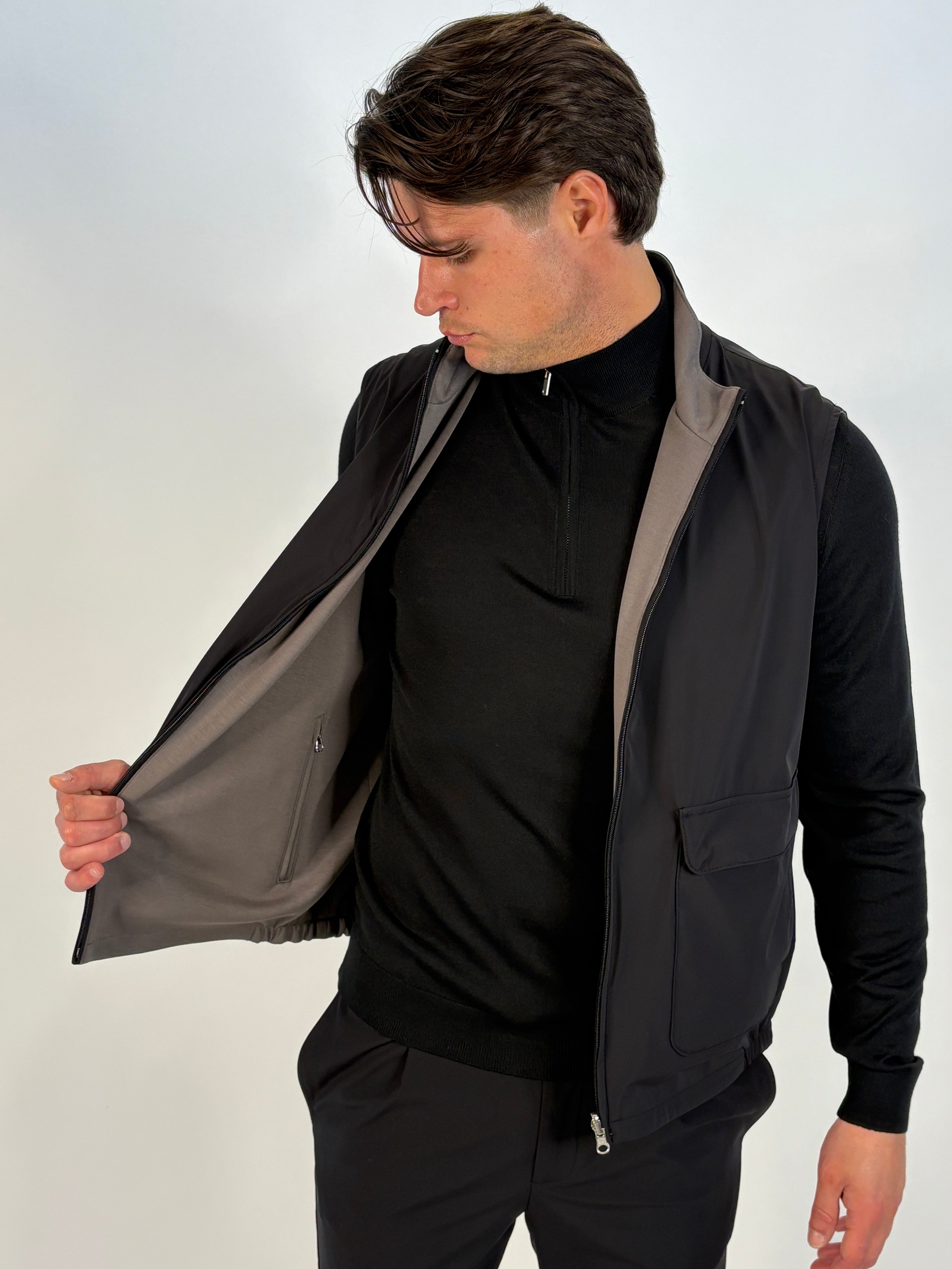 Marfélli Two-Sides Gilet Black/Grey