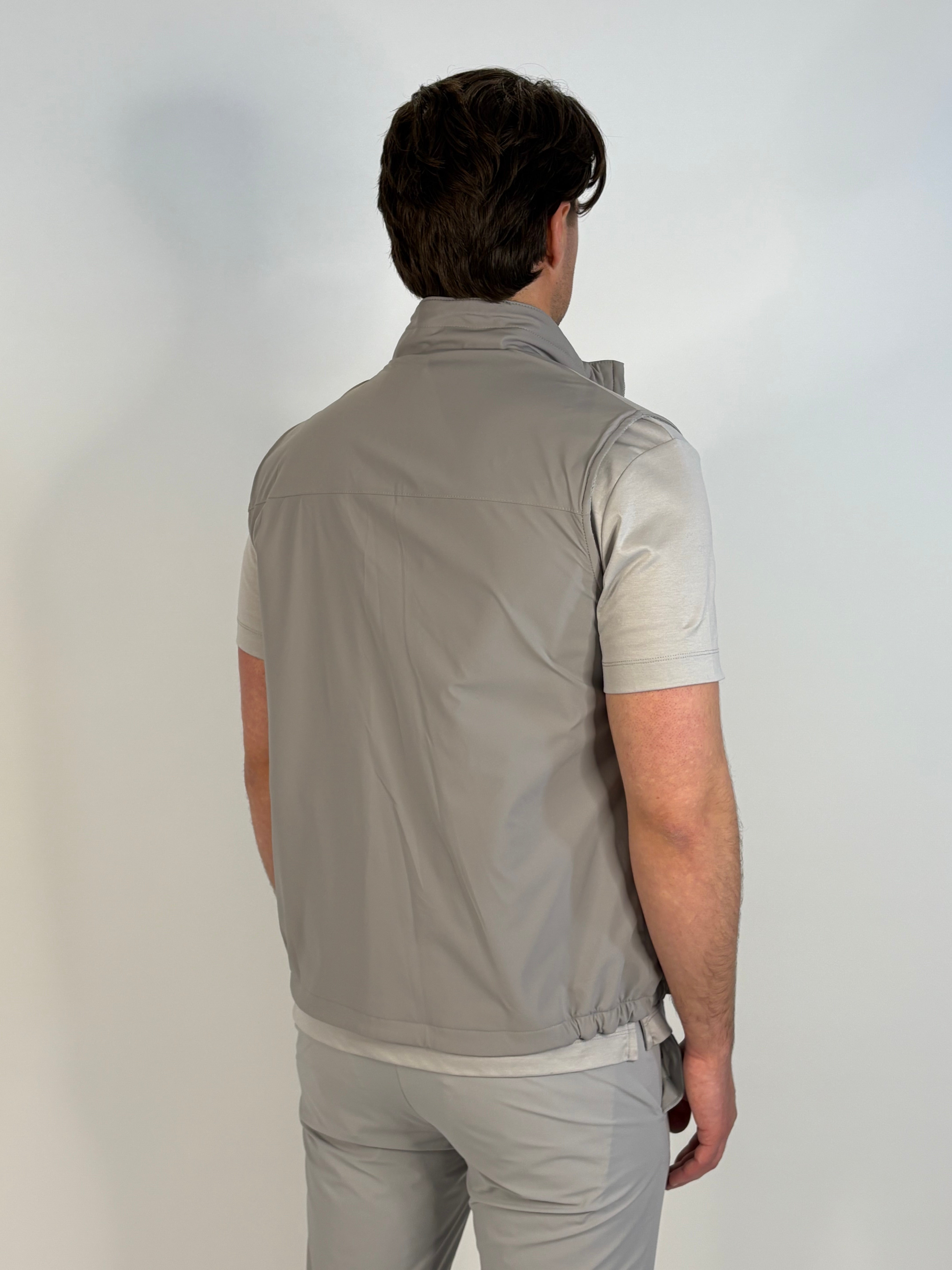 Marfélli Two-Sides Brushed wool Gilet Grey