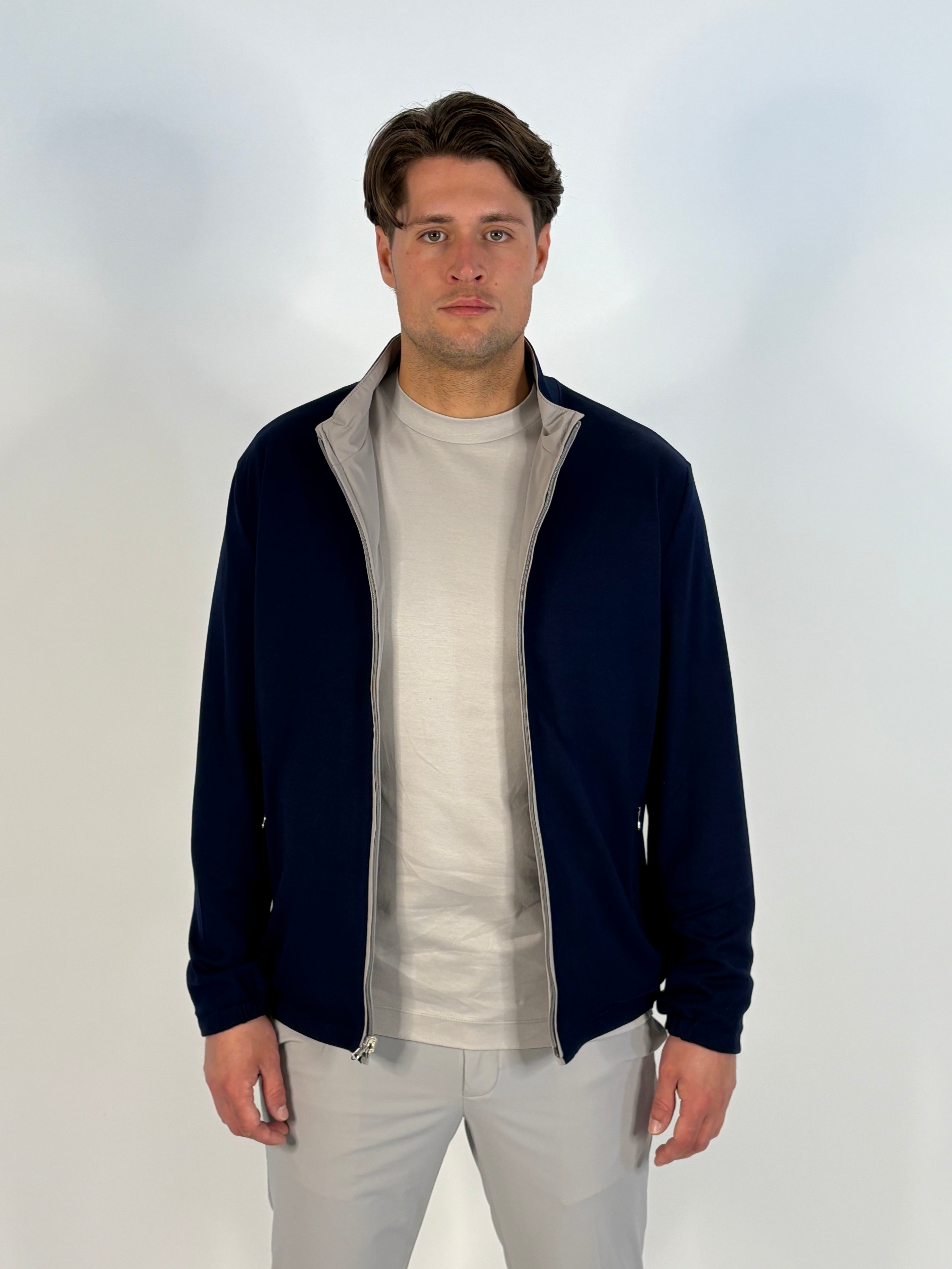 Marfélli Two-Sided Jacket Light Grey/Navy