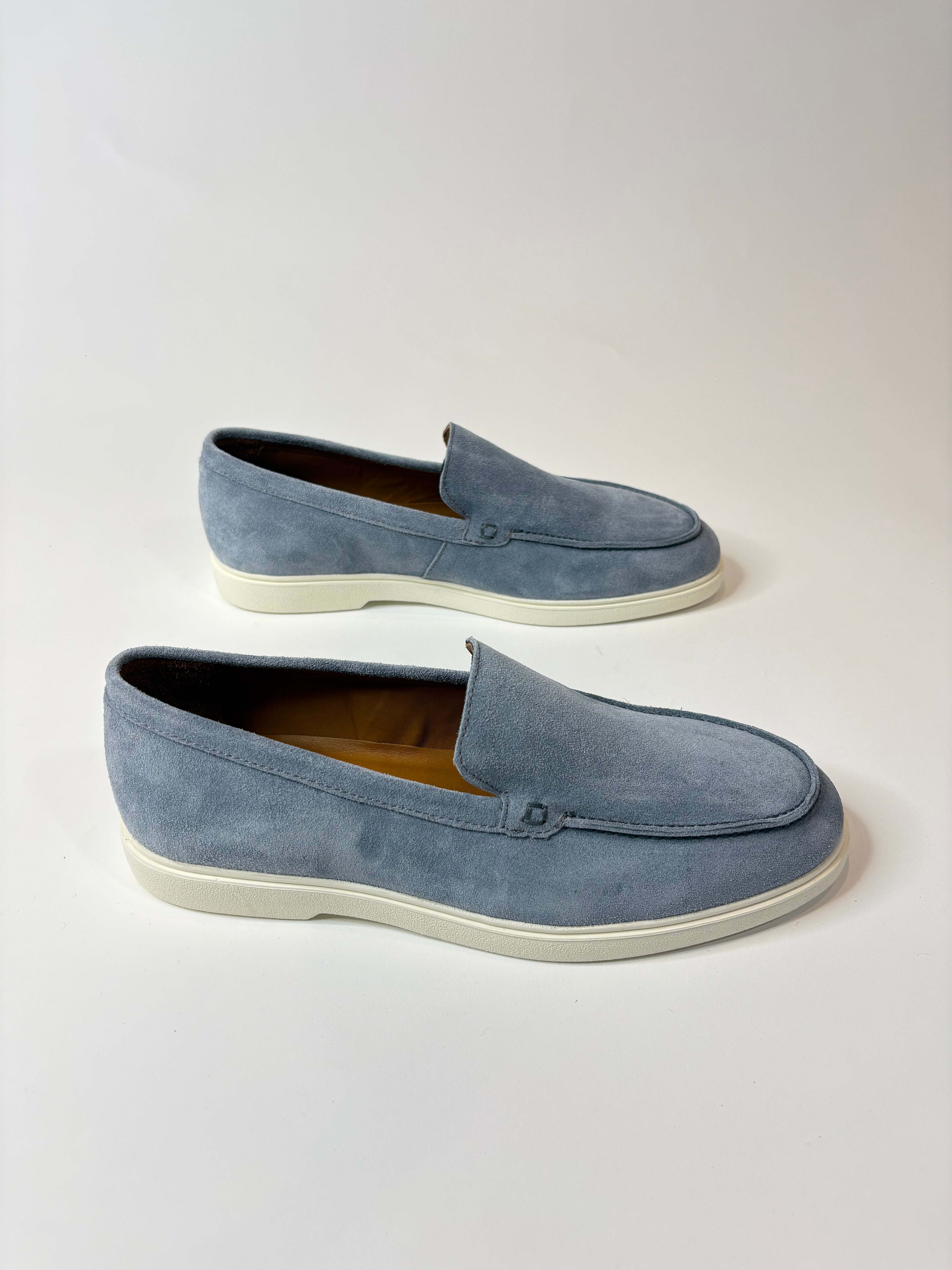 Marfélli Suede Loafers Light Blue