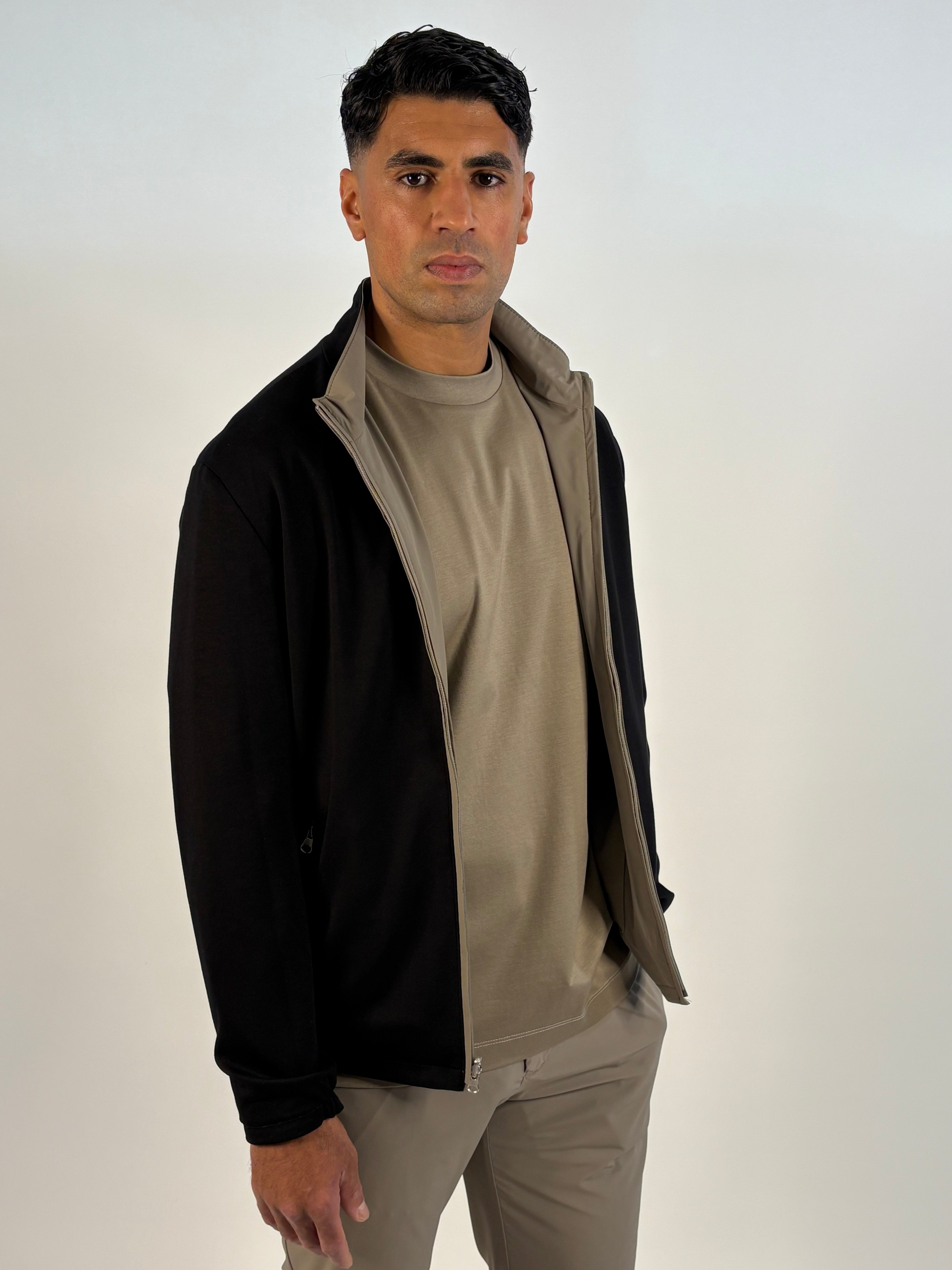 Marfélli Two-Sides Jacket Taupe/Black