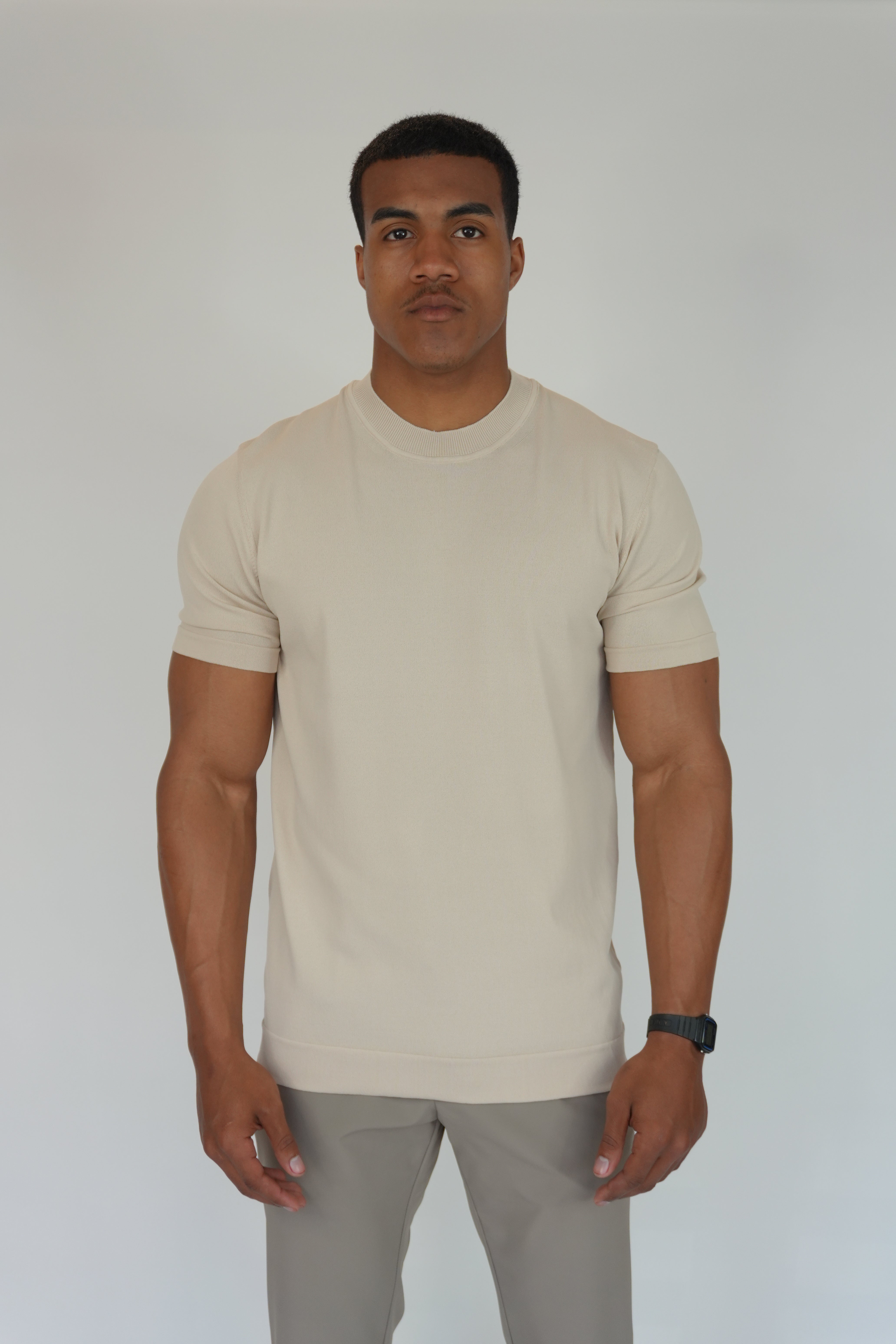 Comfy Luxe T-Shirt Beige
