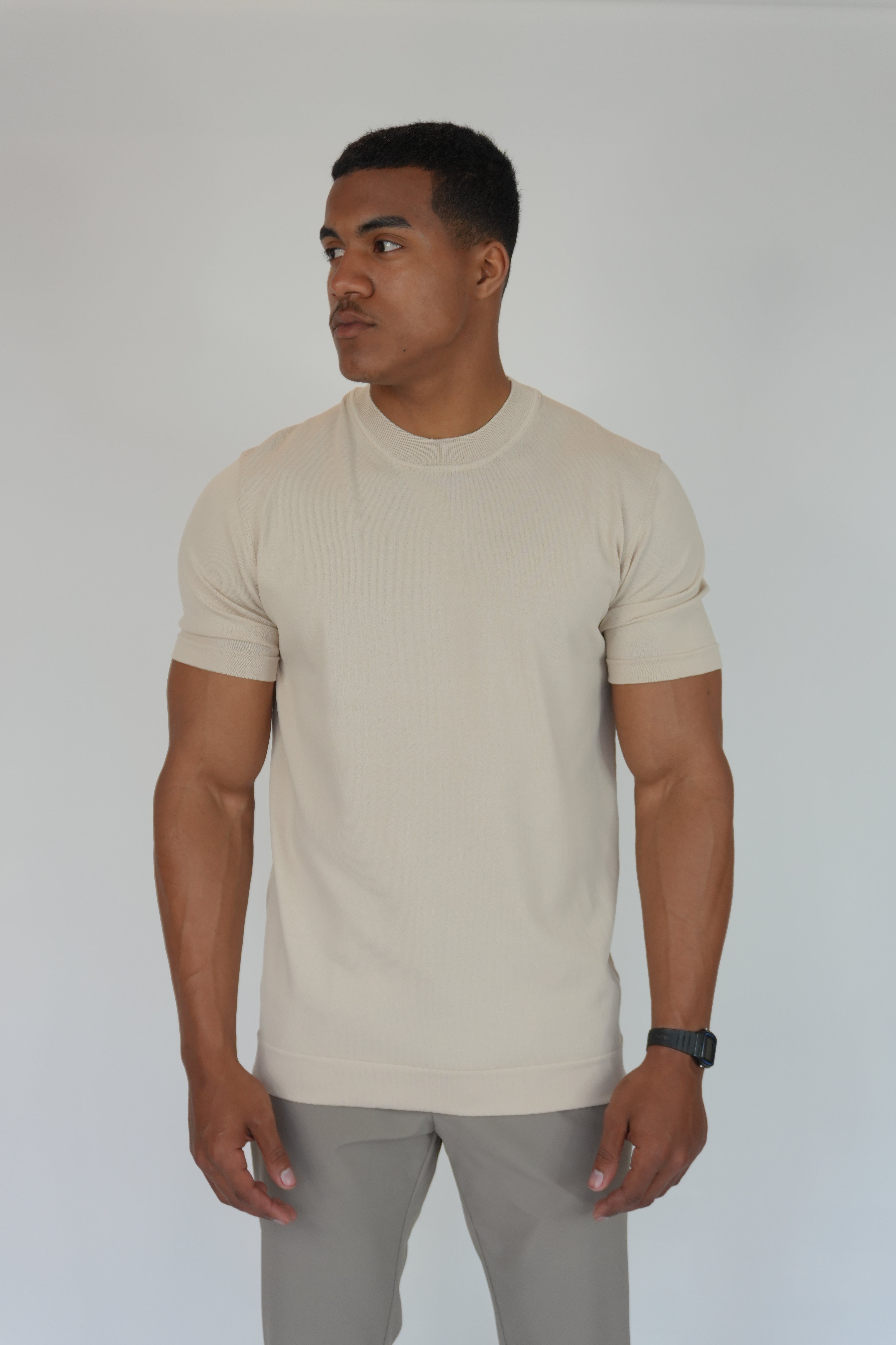 Comfy Luxe T-Shirt Beige