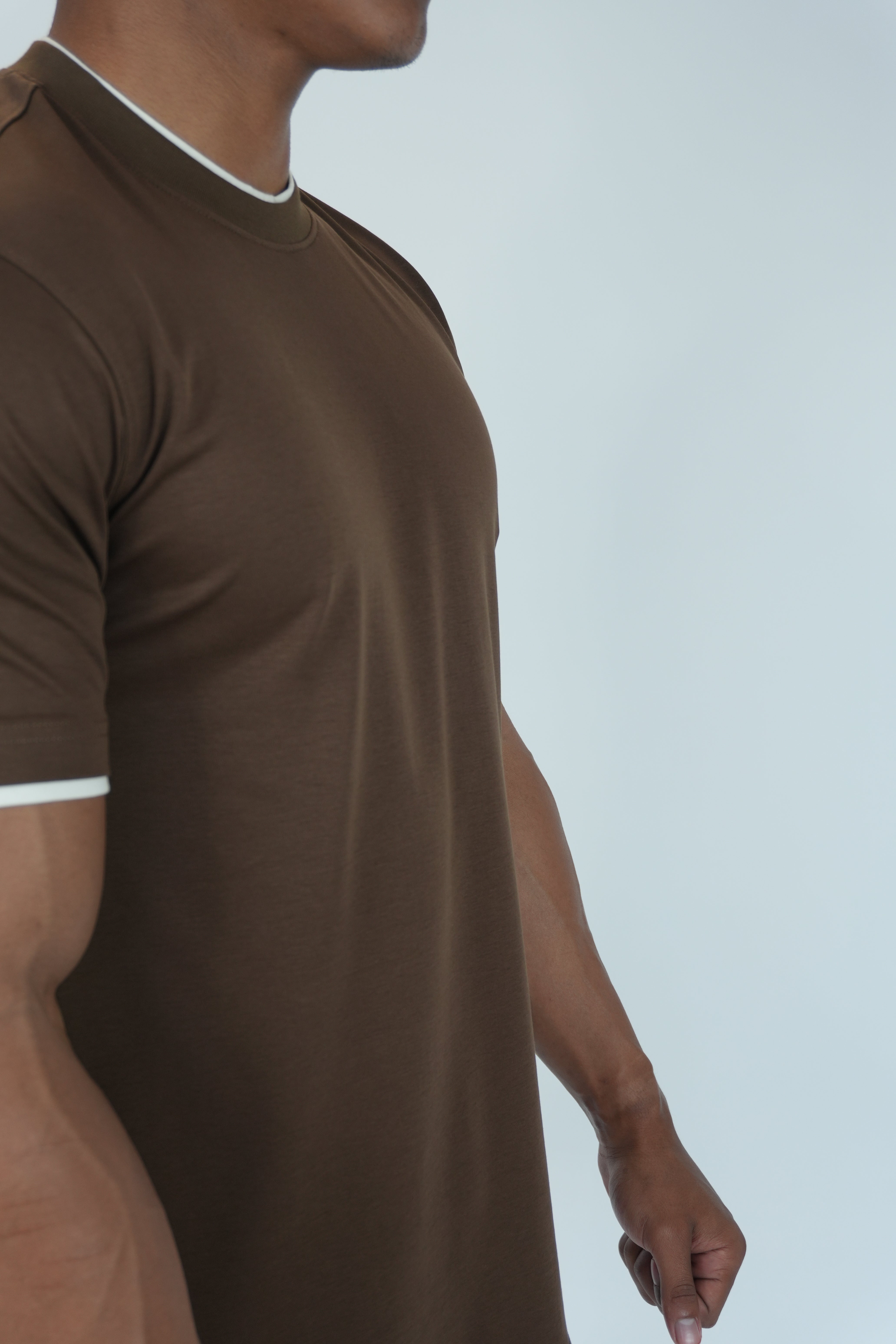 Crew Neck T-Shirt Dark Brown