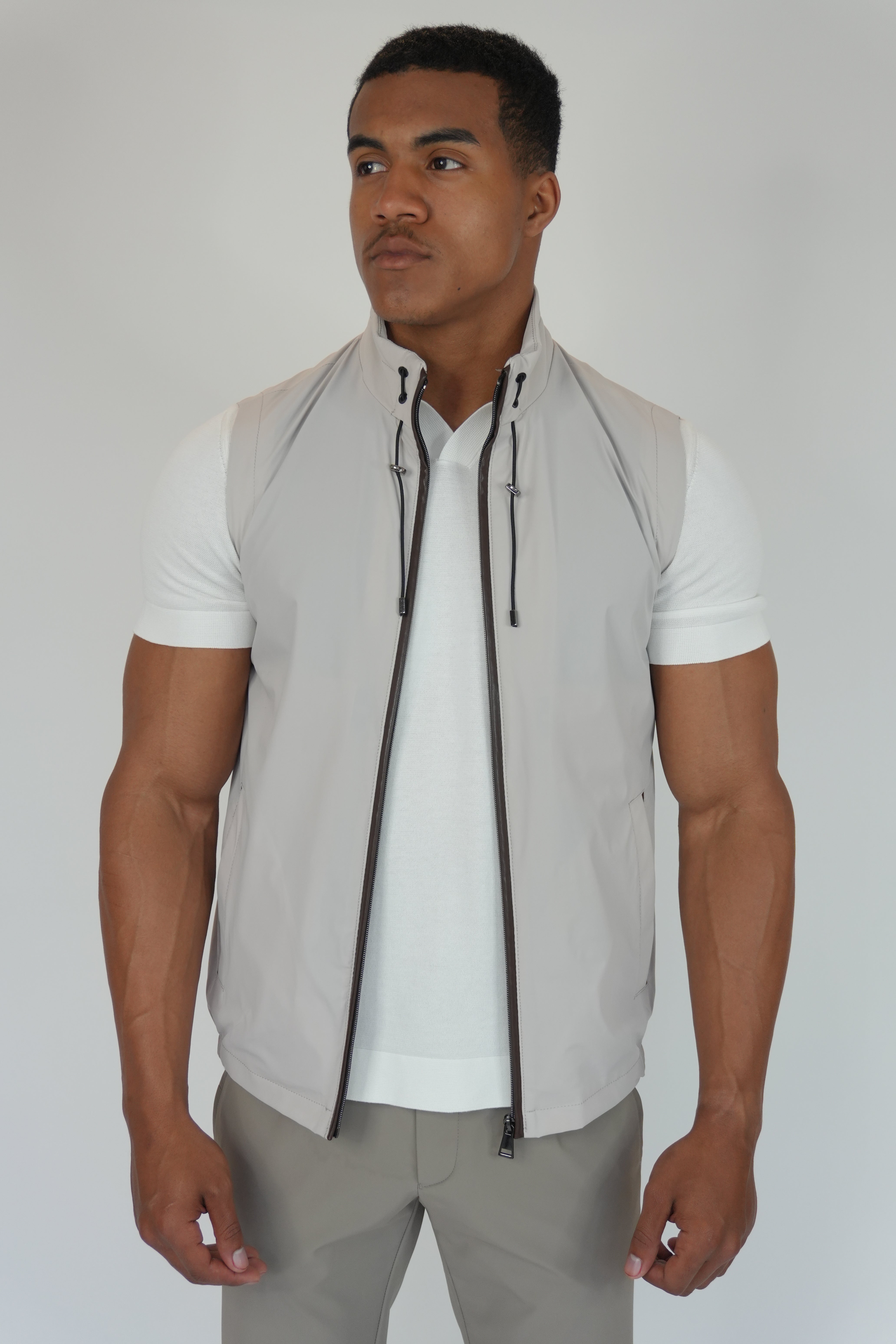 Elegante Bodywarmer Light Grey