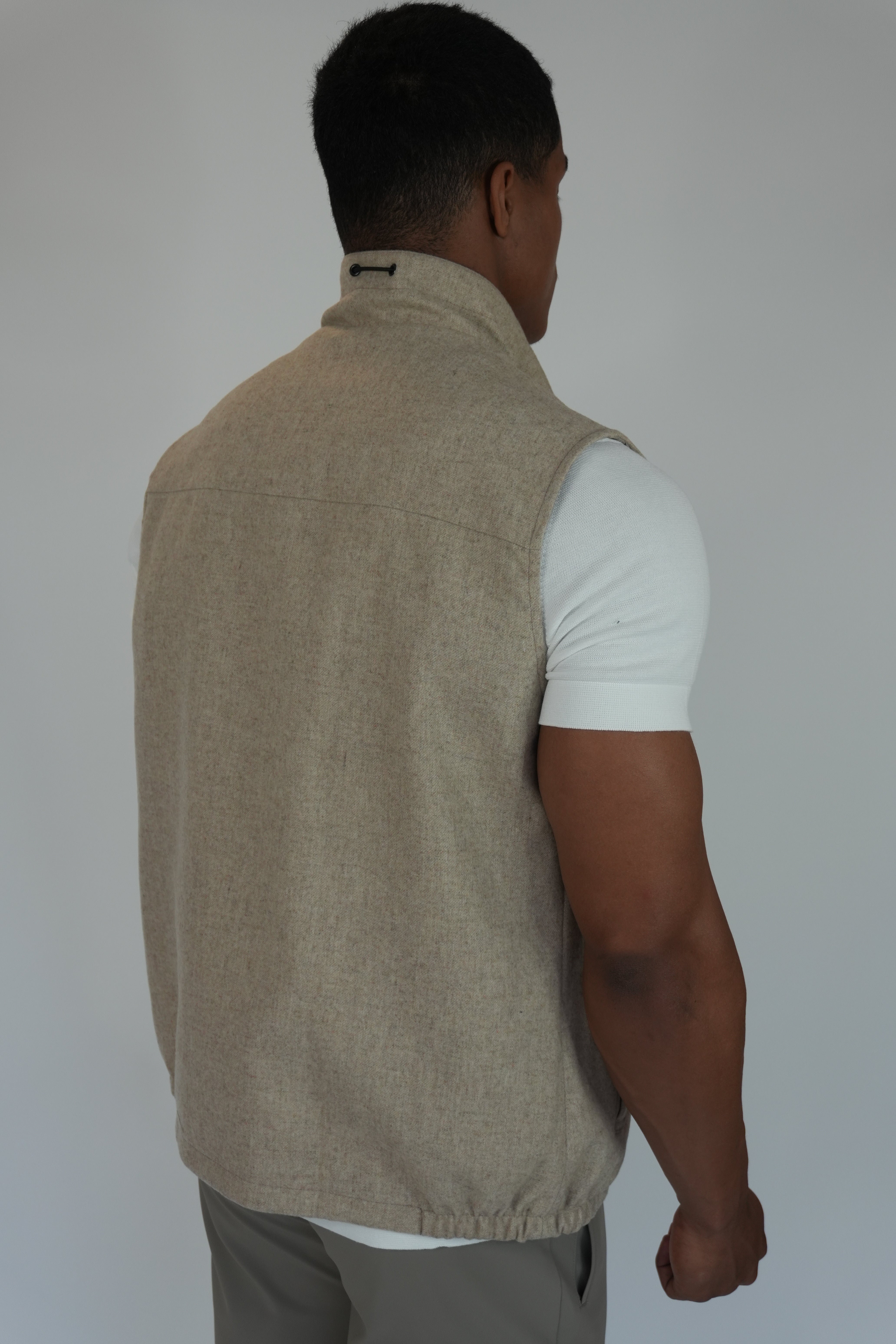 Dubbelzijdige Bodywarmer Beige