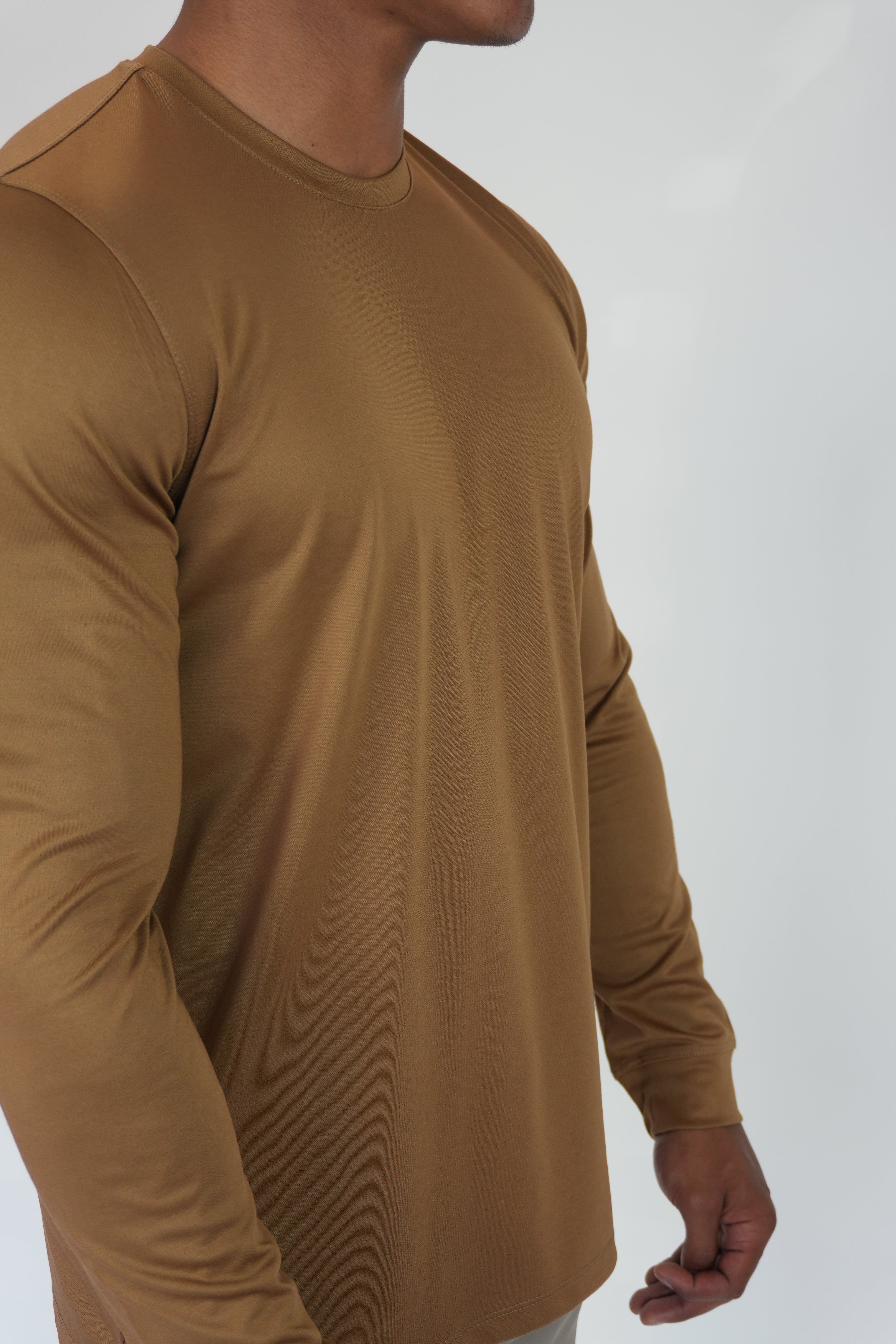 Mercesized Longsleeve Khaki