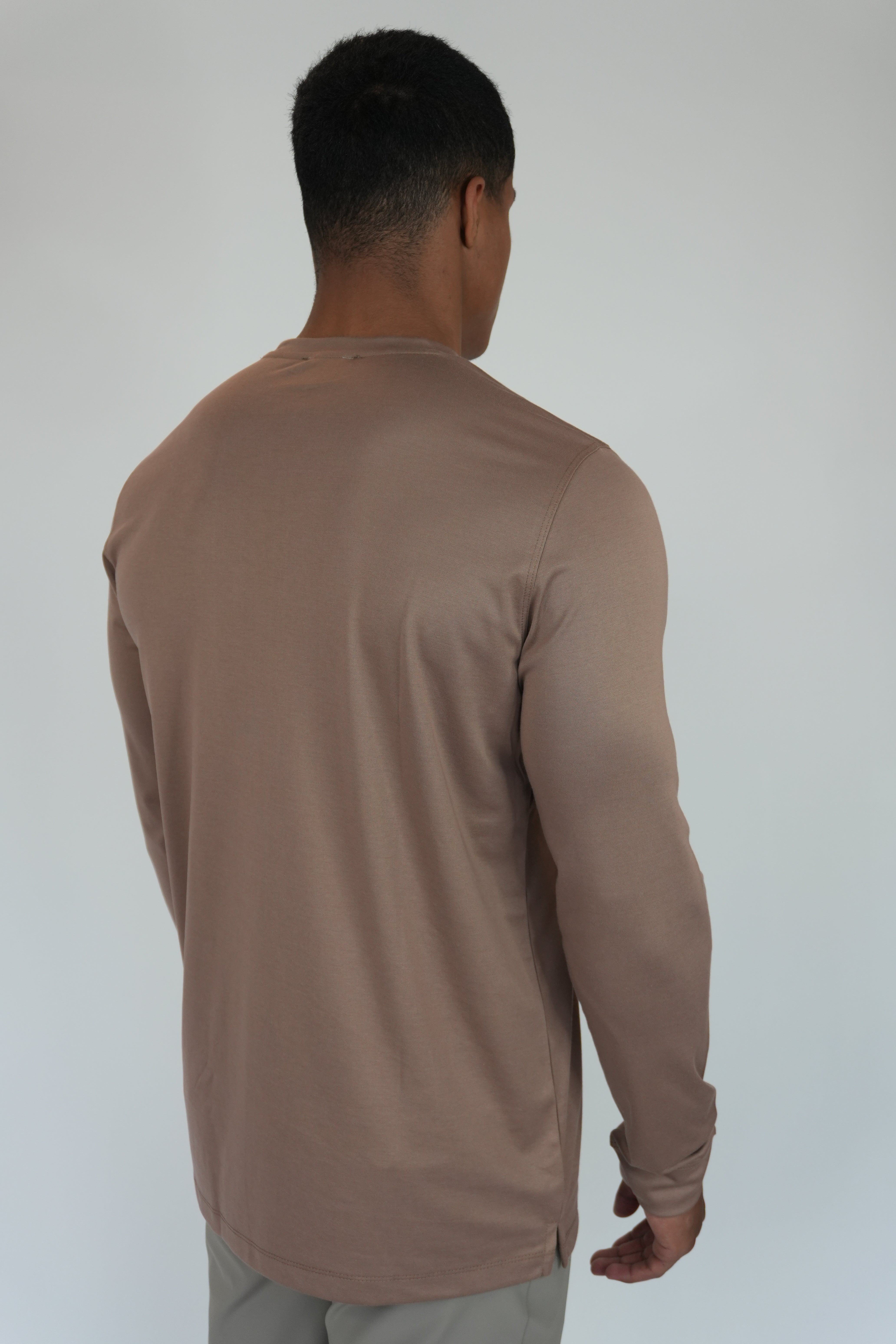 Mercesized Longsleeve Taupe