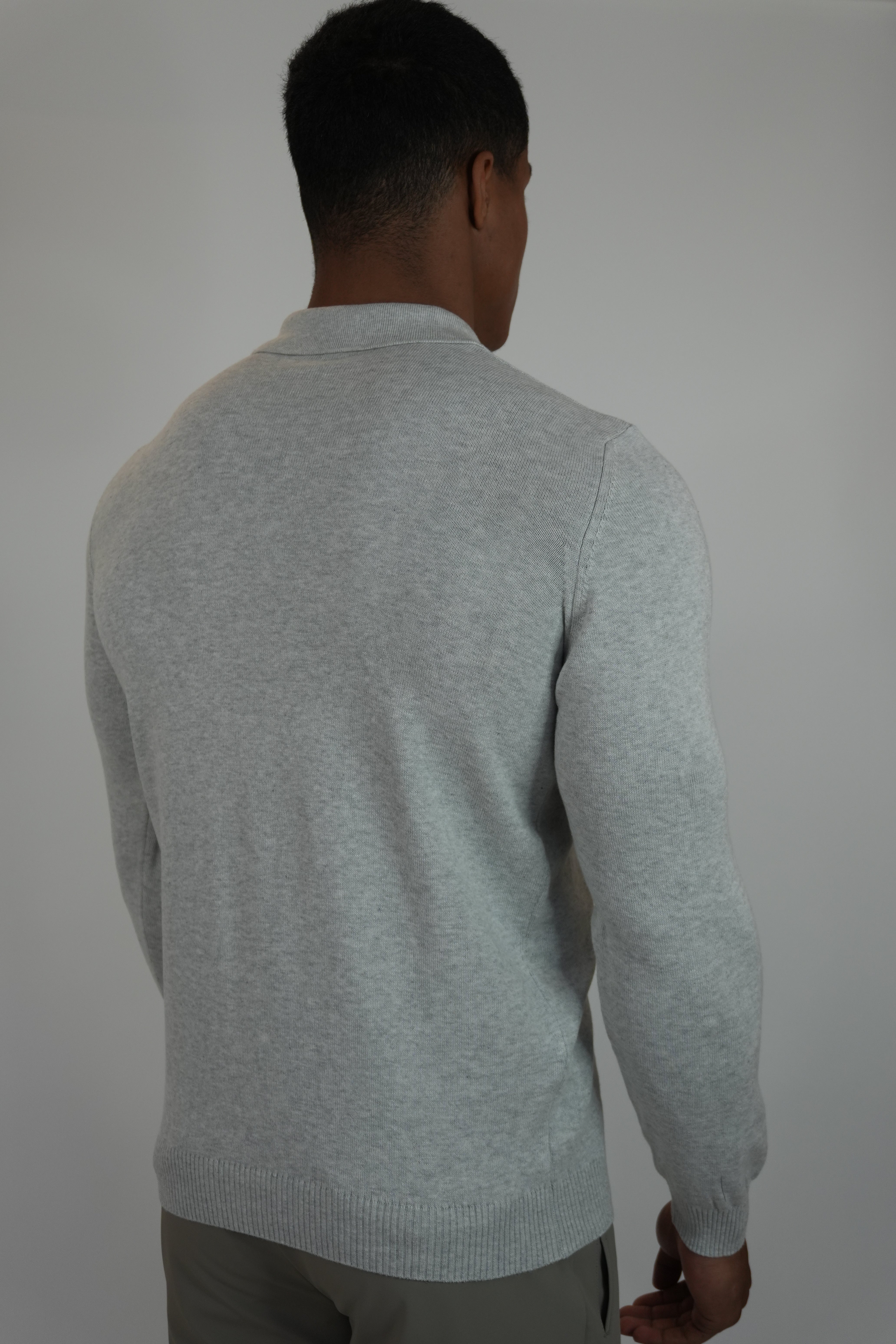 Polo Tricot Élégance Longsleeve Grey