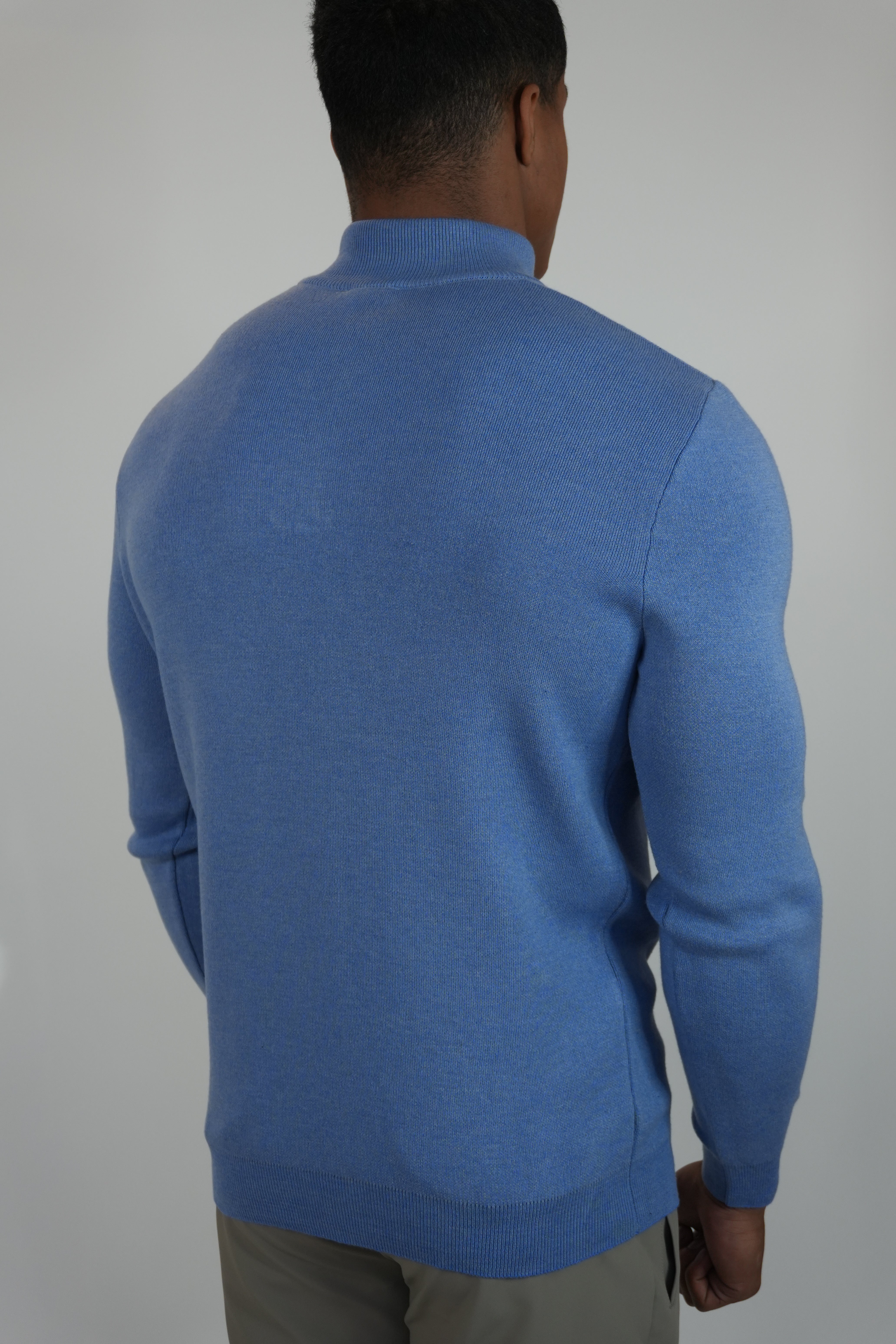 Half-Zip Sweater Blue