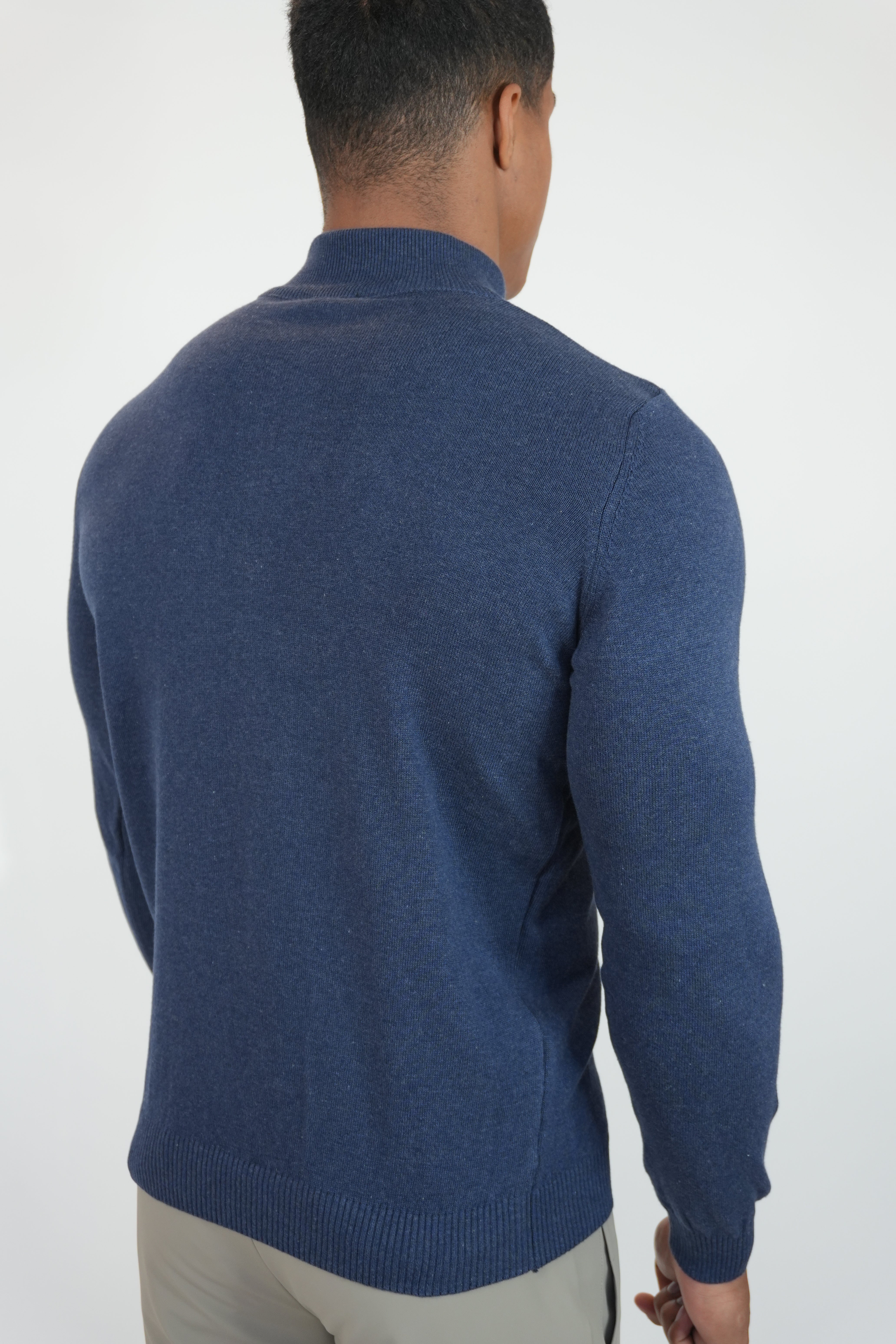 Half-Zip Sweater Navy Blue