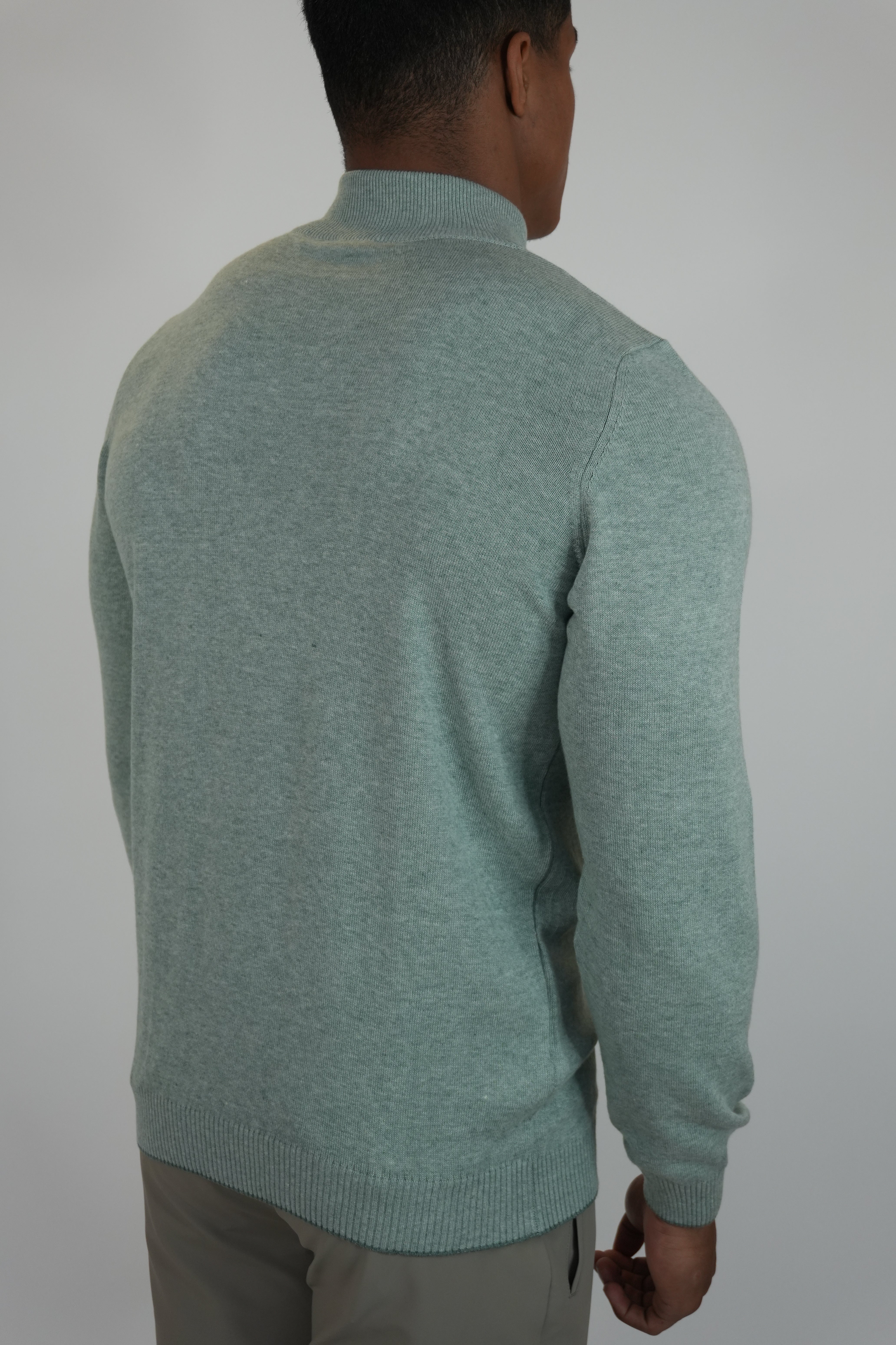 Half-Zip Sweater Green