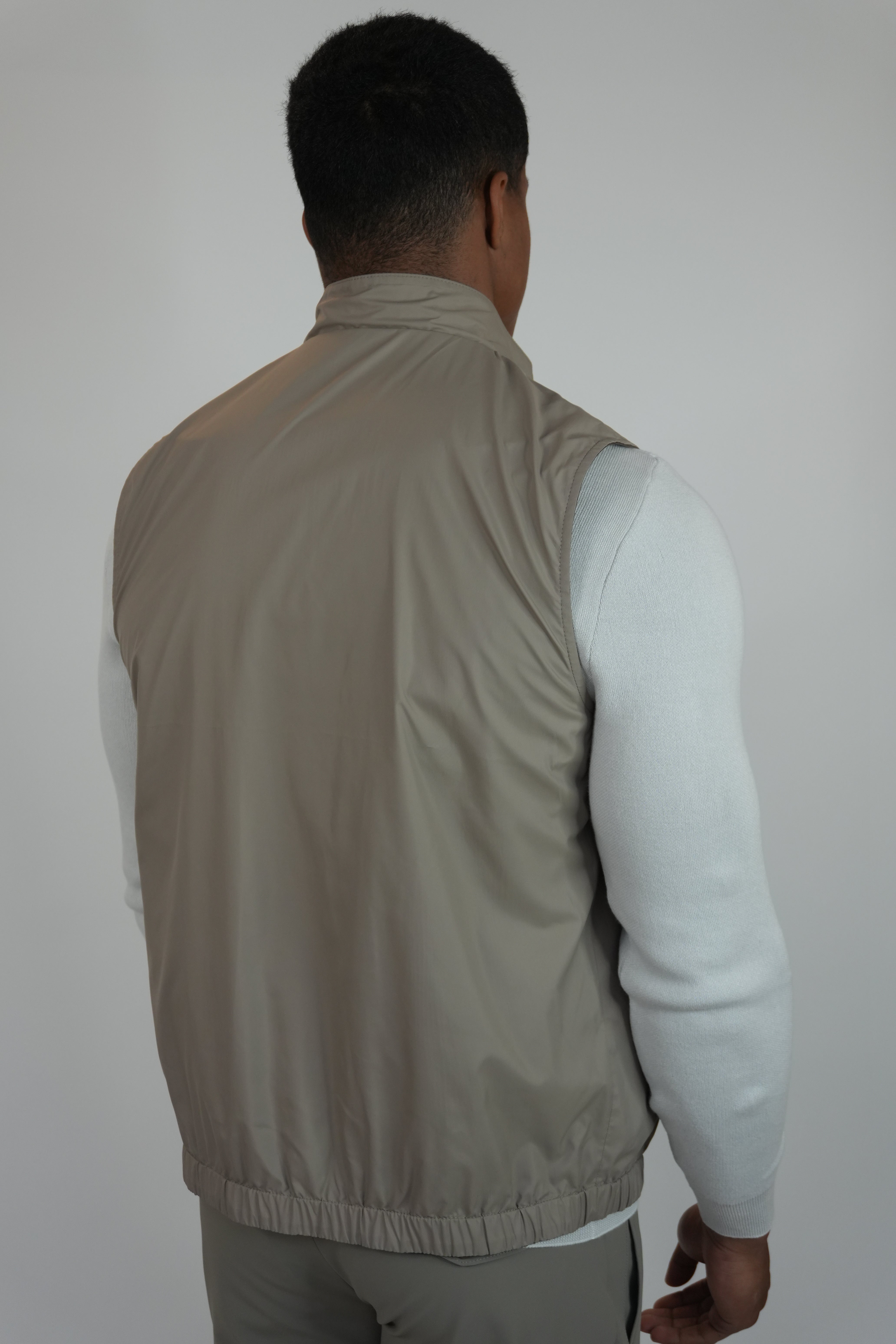 Dubbelzijdige Bodywarmer Bruin/Beige