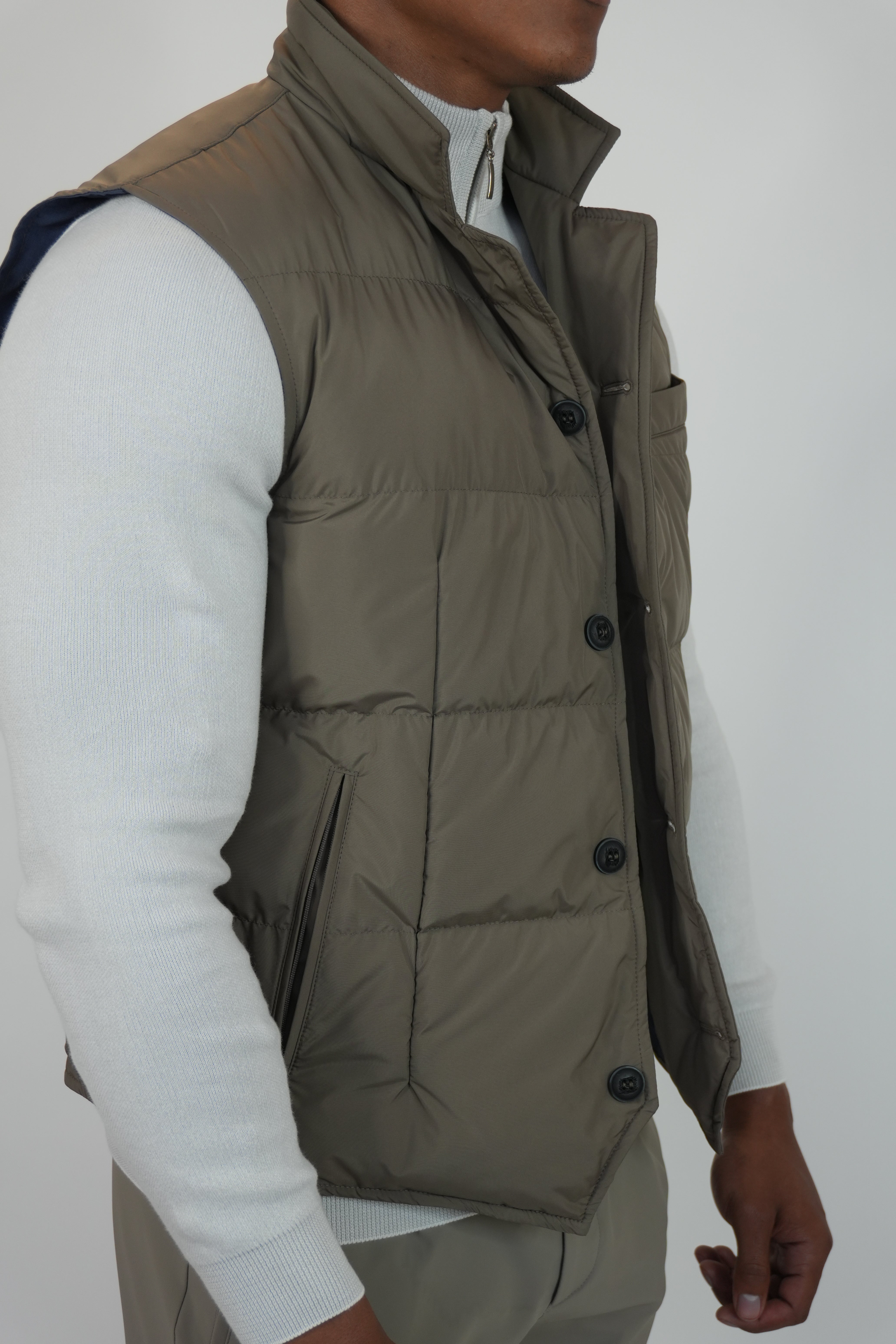 Knitwear Bodywarmer Mink