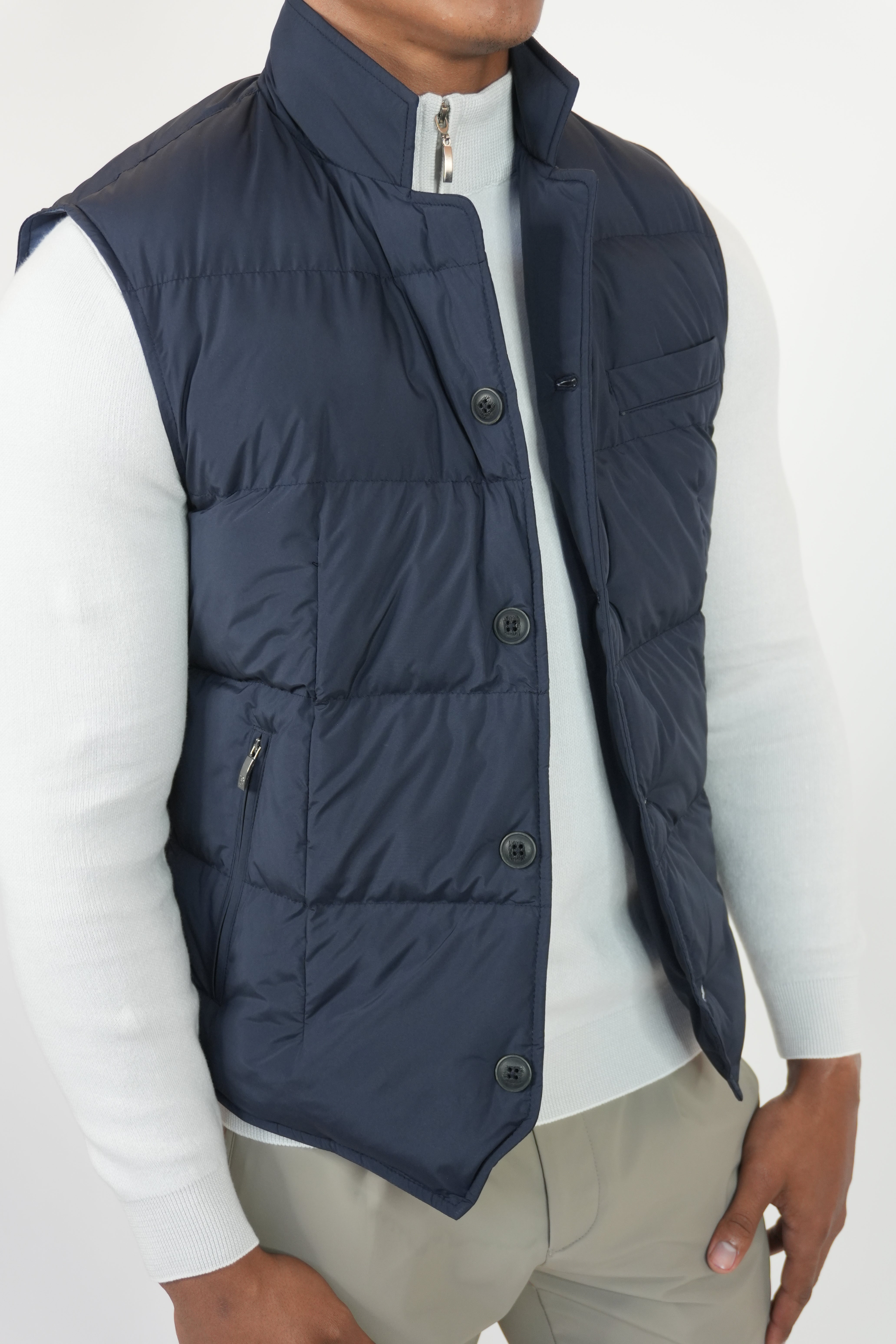 Knitwear Bodywarmer Navy
