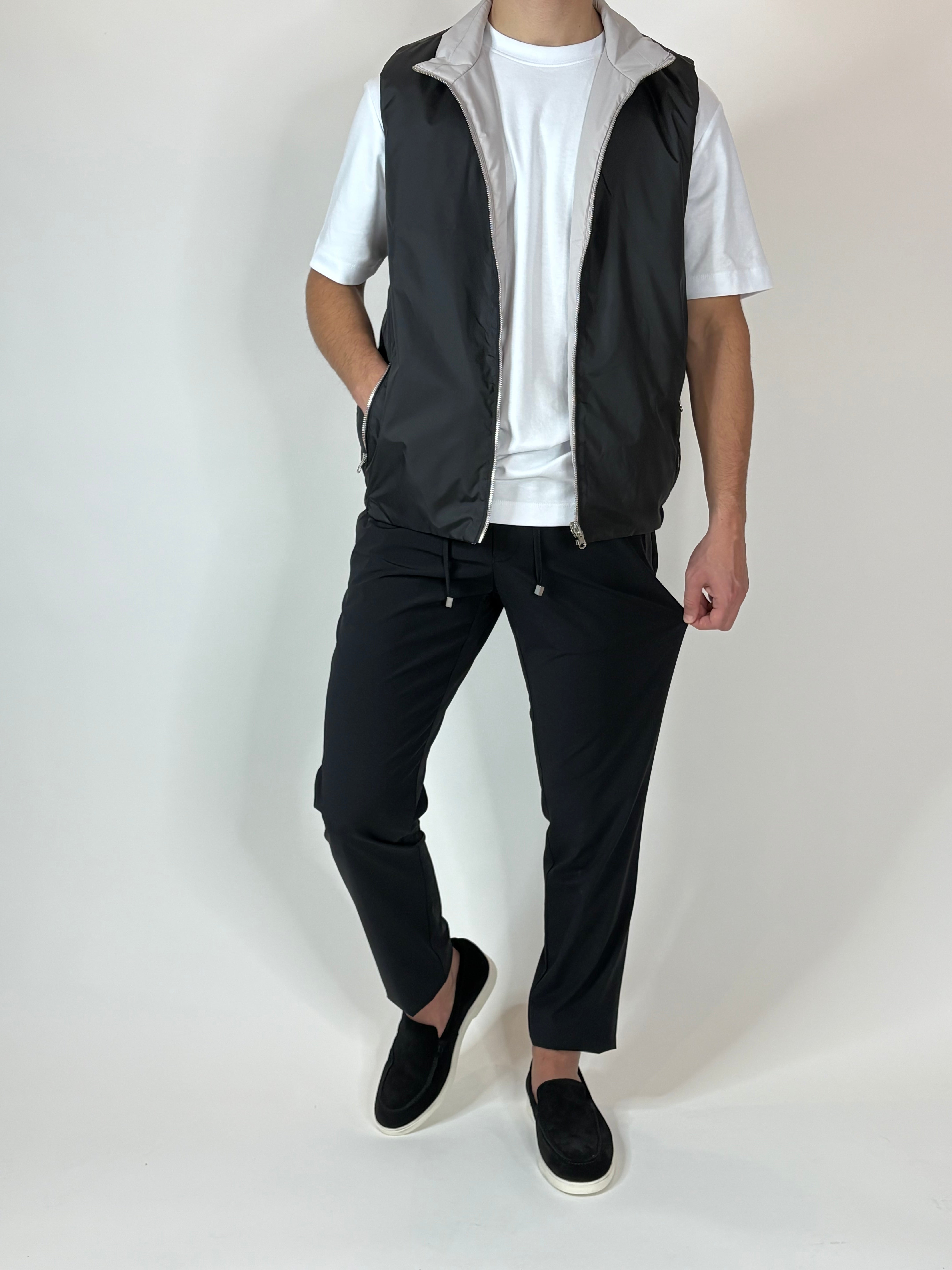 Dubbelzijdige Bodywarmer Black/Grey