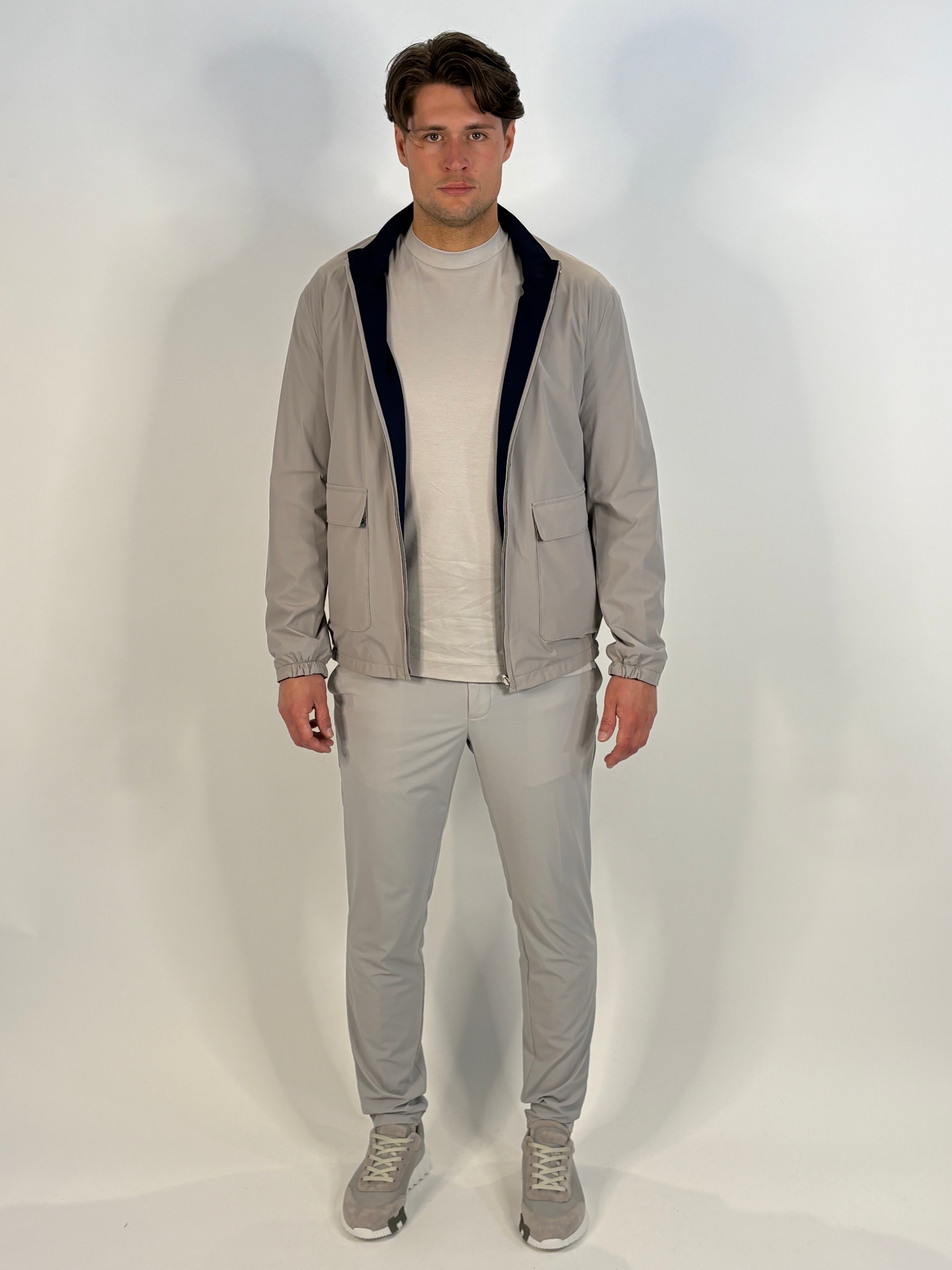 Marfélli Two-Sided Jacket Light Grey/Navy
