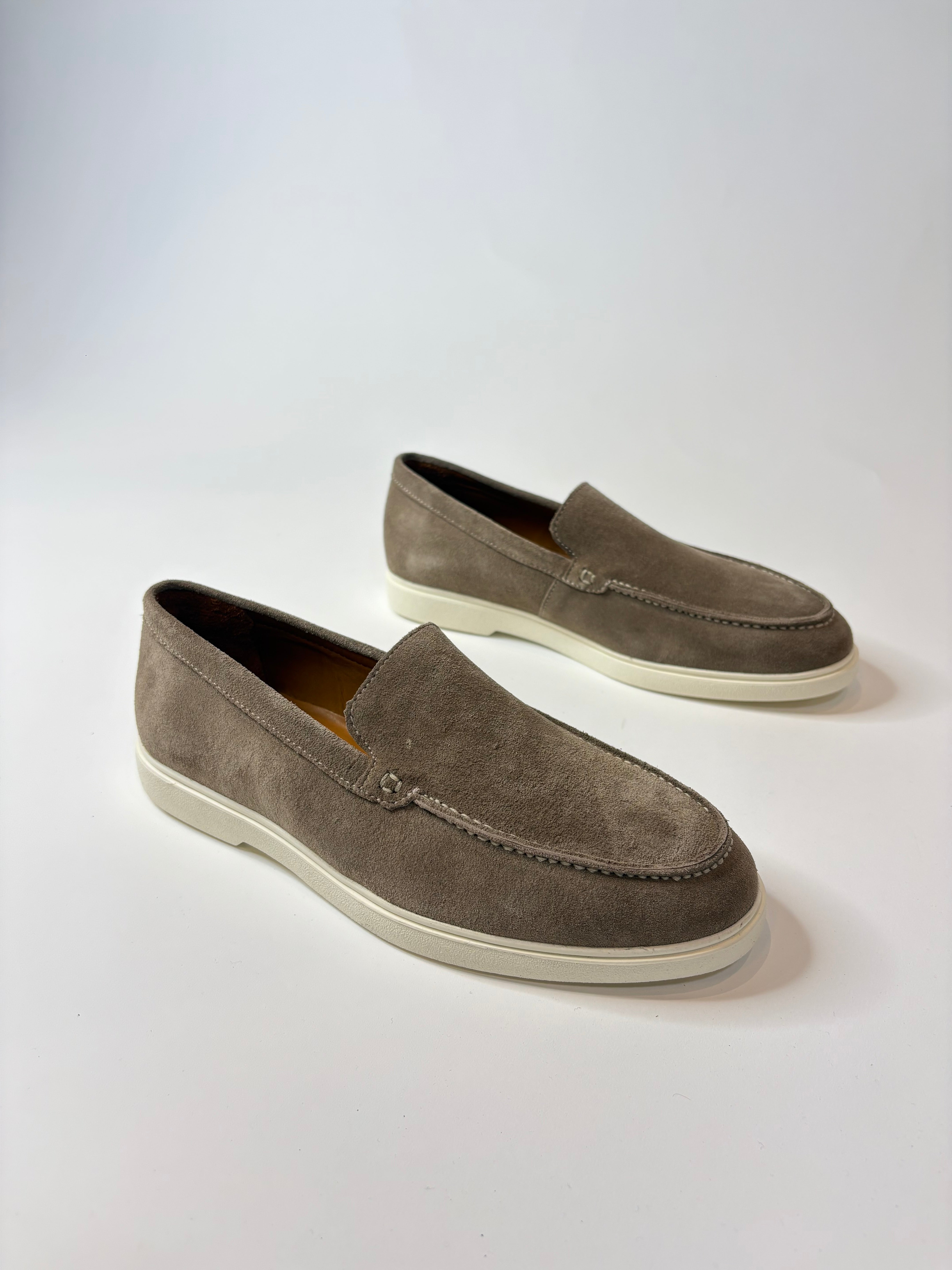 Marfélli Suede Loafers Taupe