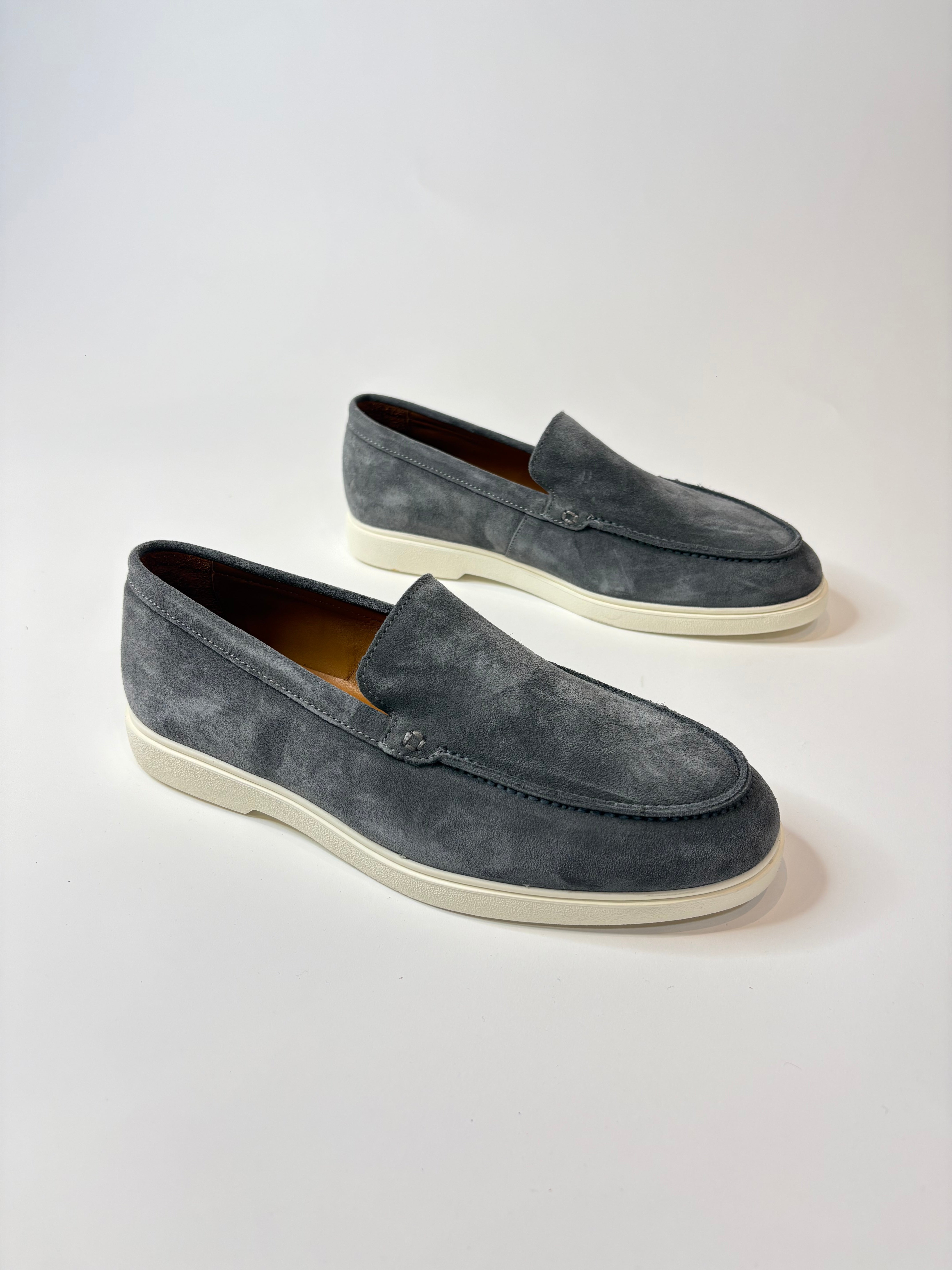 Marfélli Suede Loafers Antraciet