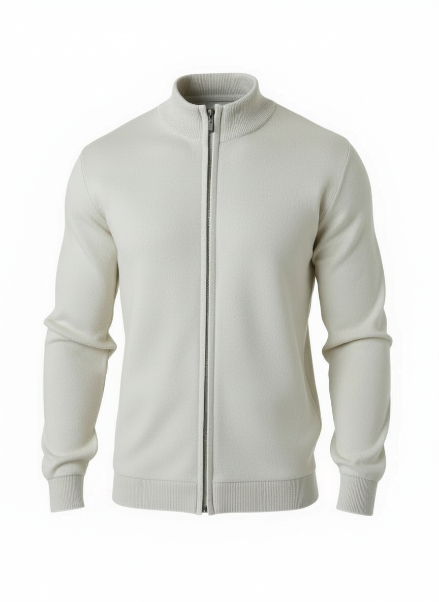 Slim-fit Cashmere Vest Créme