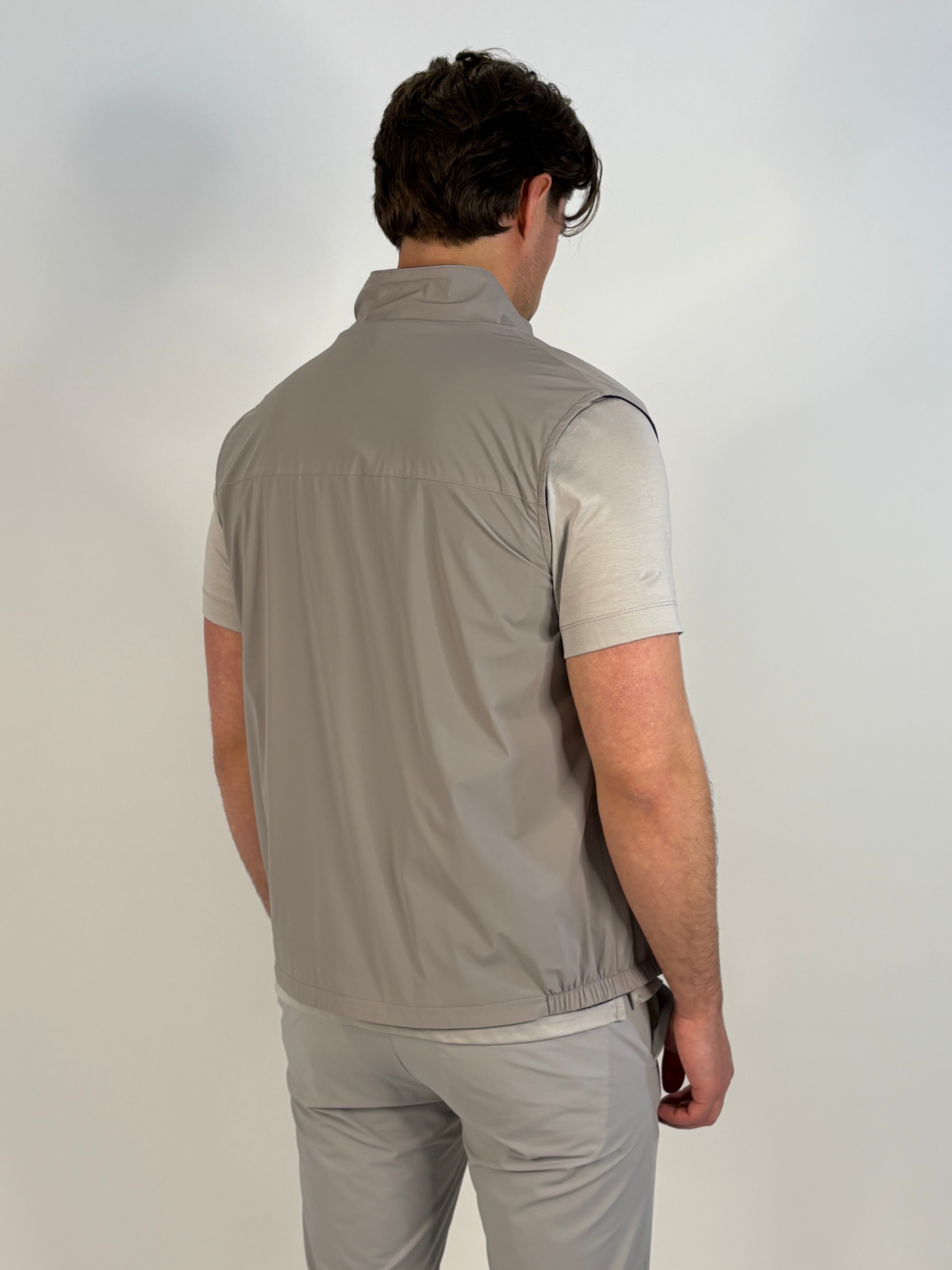 Marfélli Two-Sided Gilet Light Grey/Navy