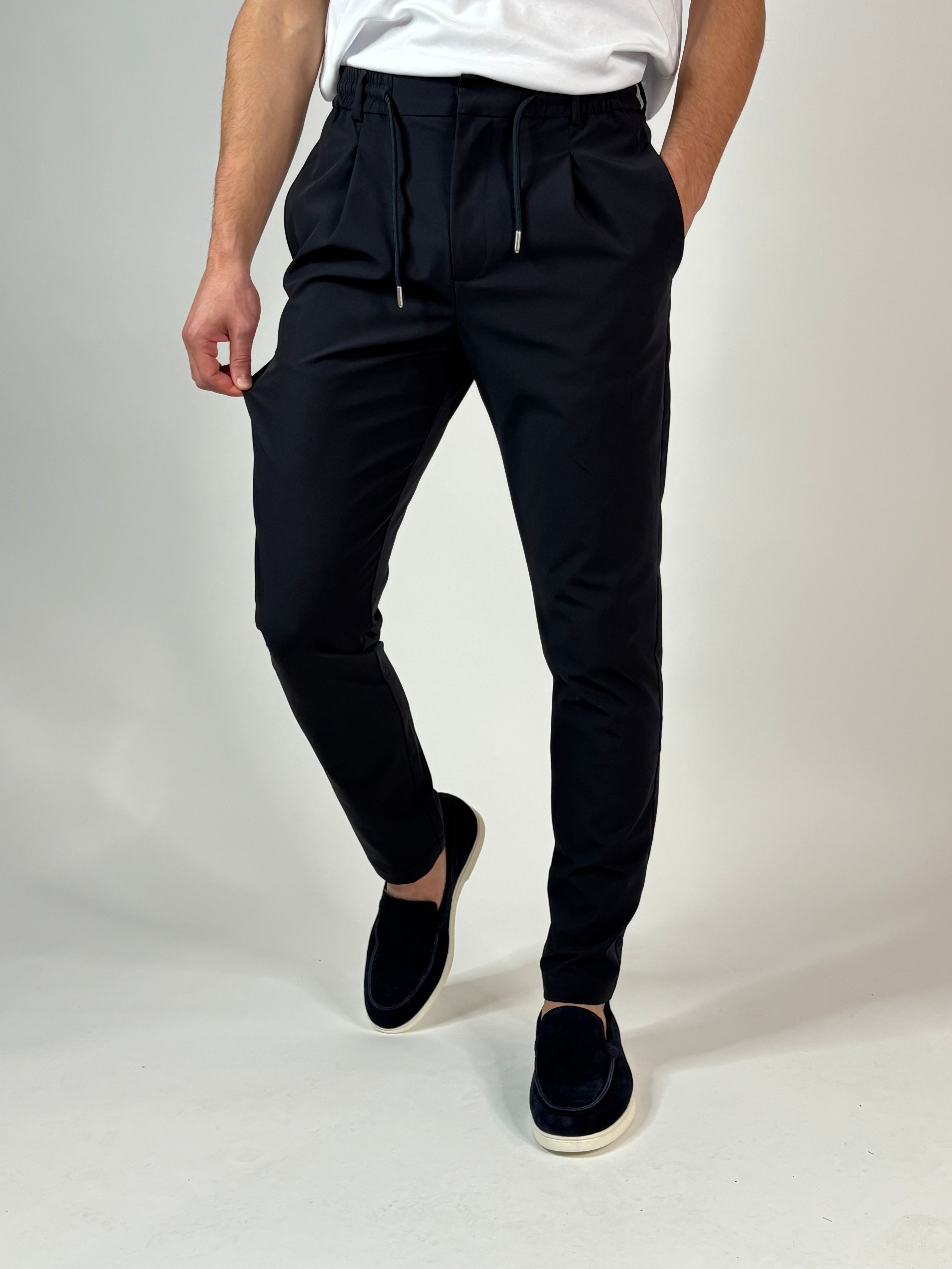 Elegant Line Pantalon Navy