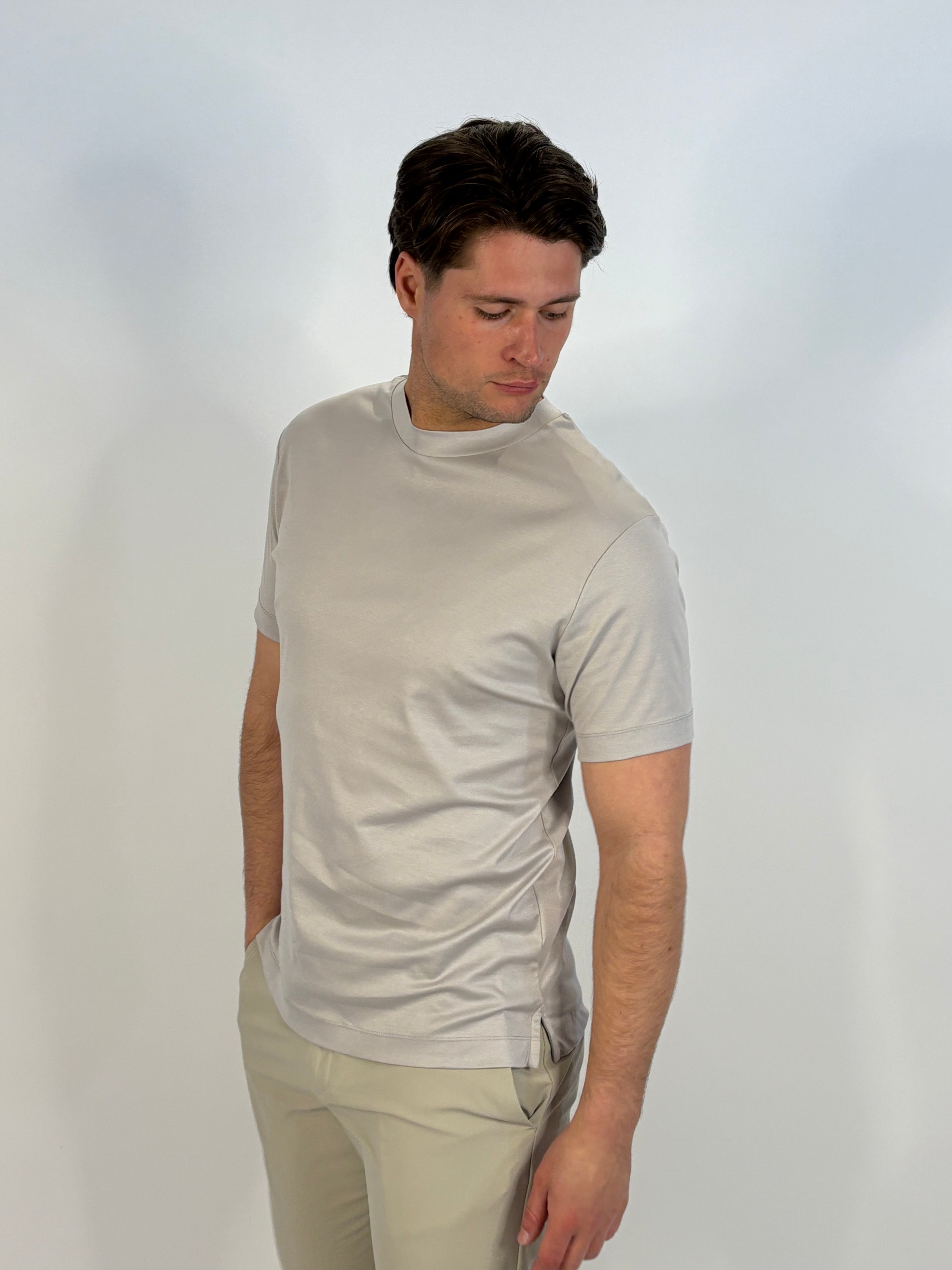Marfélli Mercesized T-Shirt Light Grey