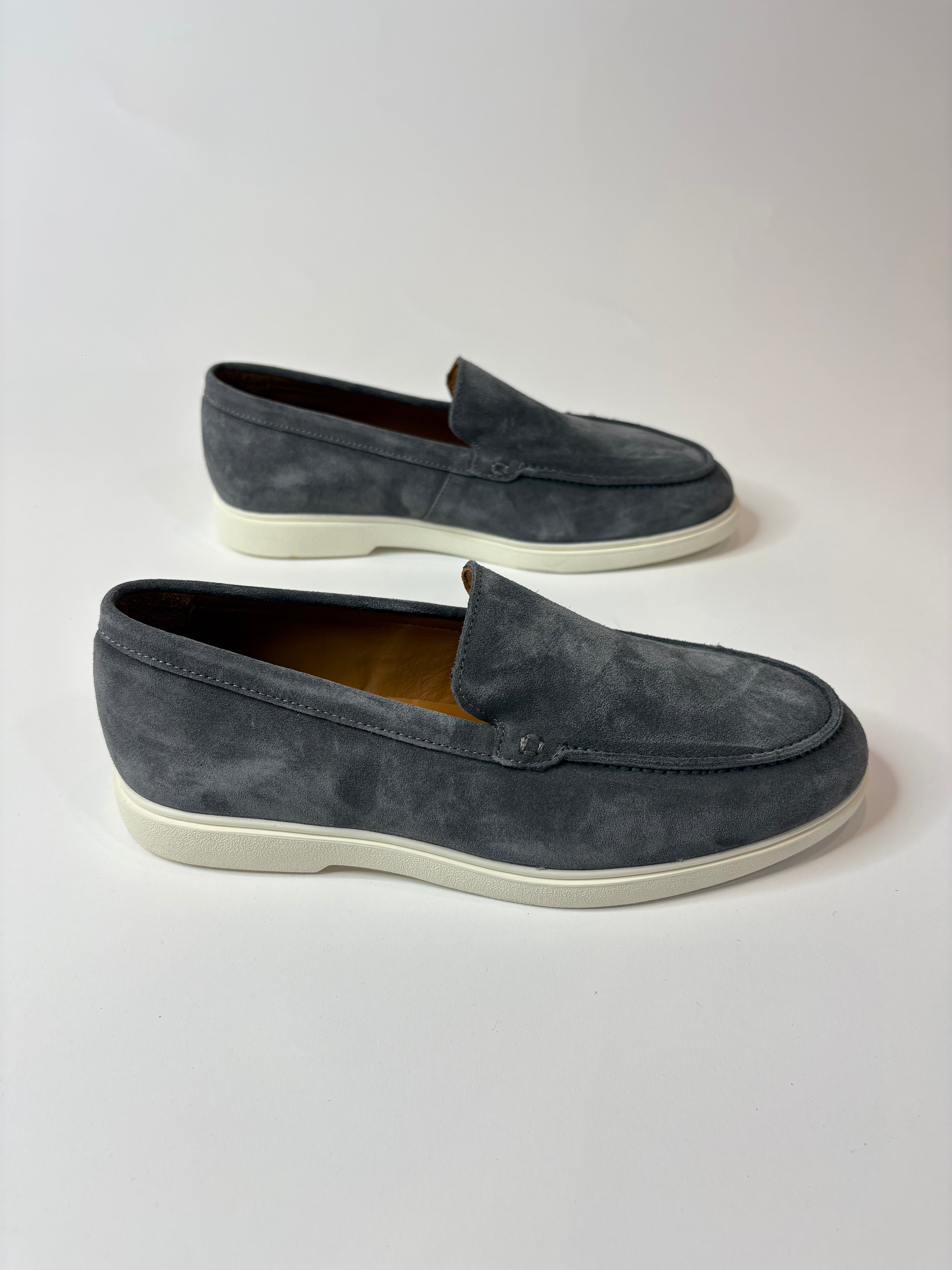 Marfélli Suede Loafers Antraciet
