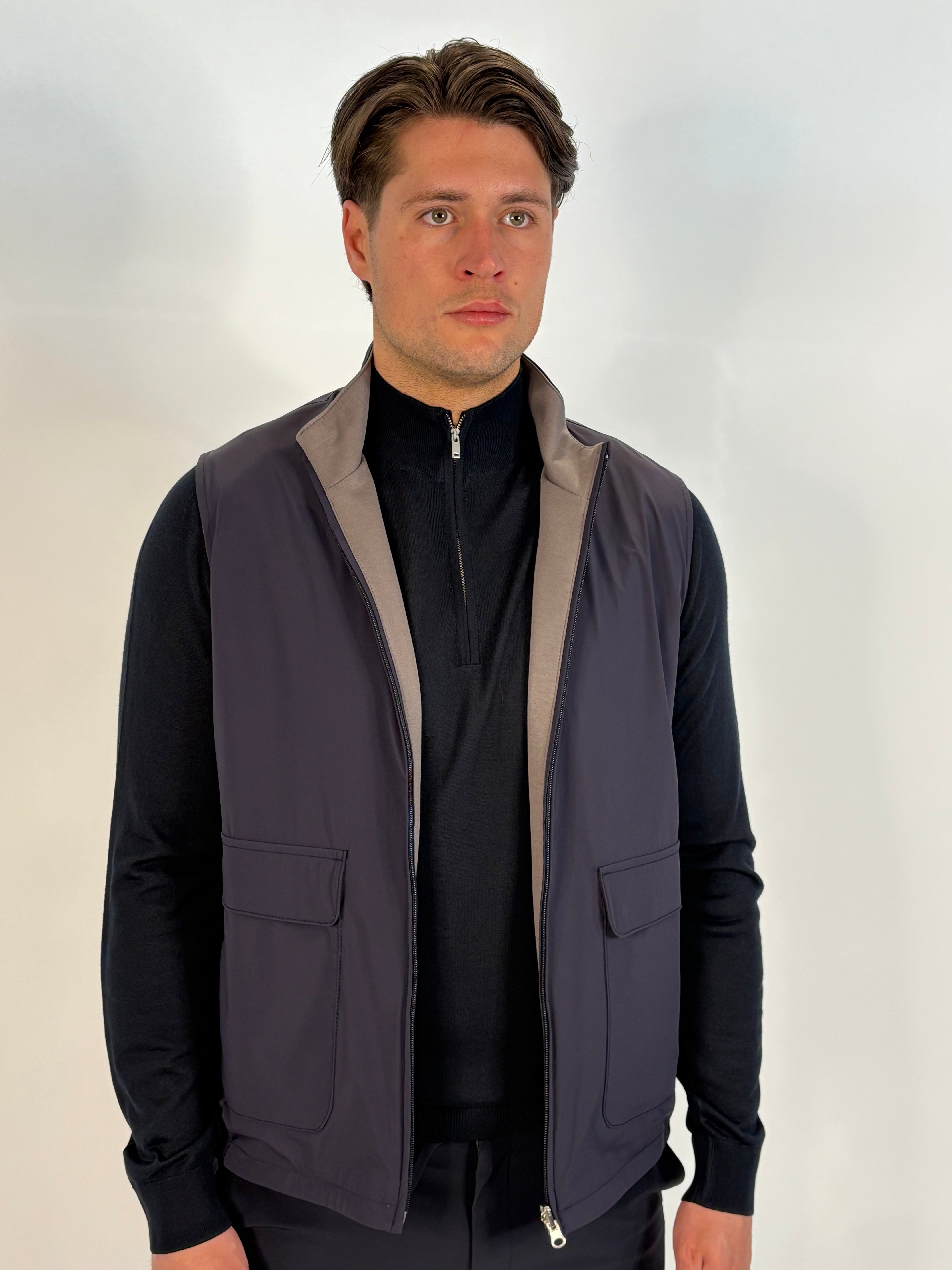 Marfélli Two-Sides Gilet Navy/Gey