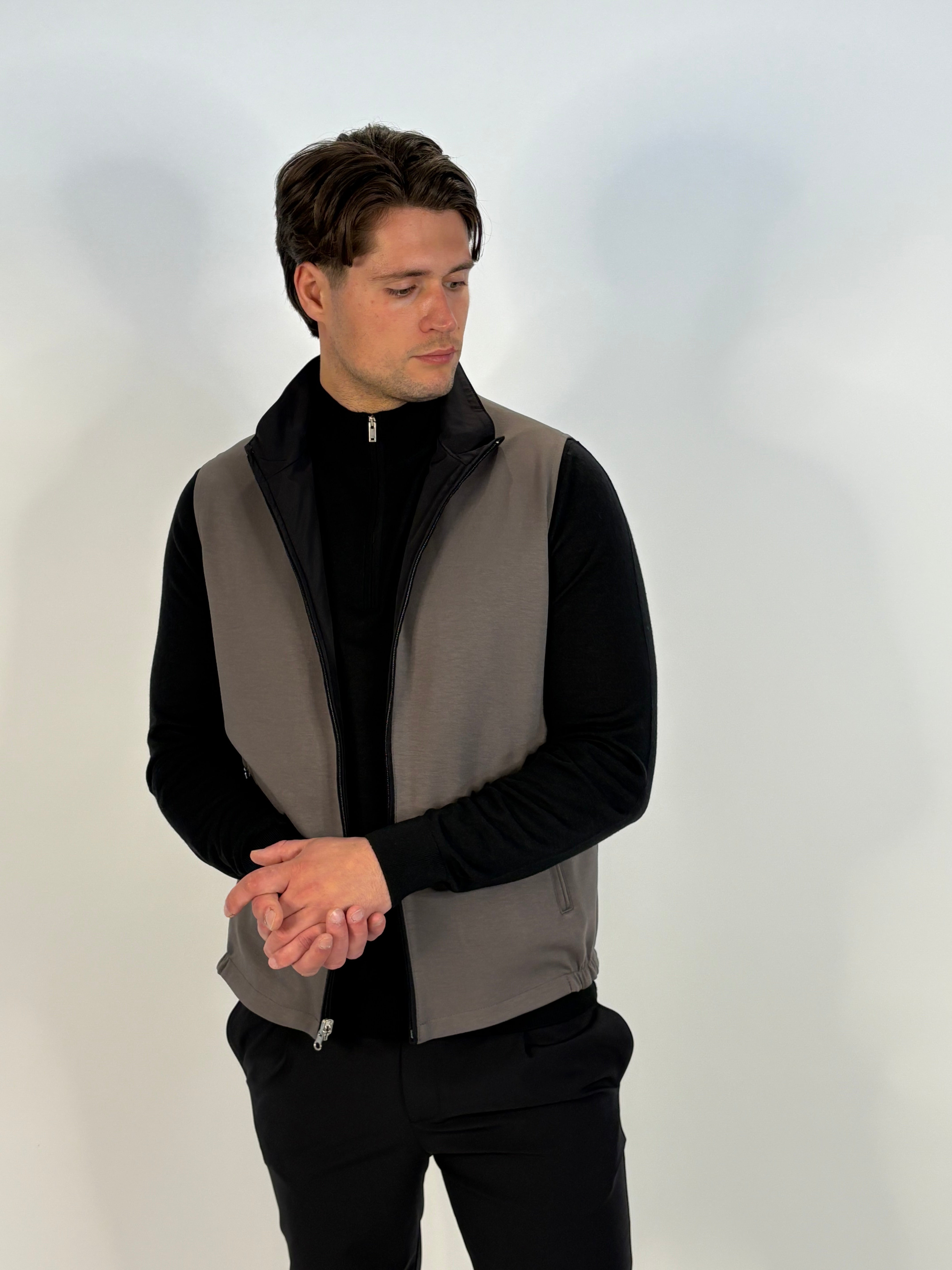 Marfélli Two-Sides Gilet Black/Grey