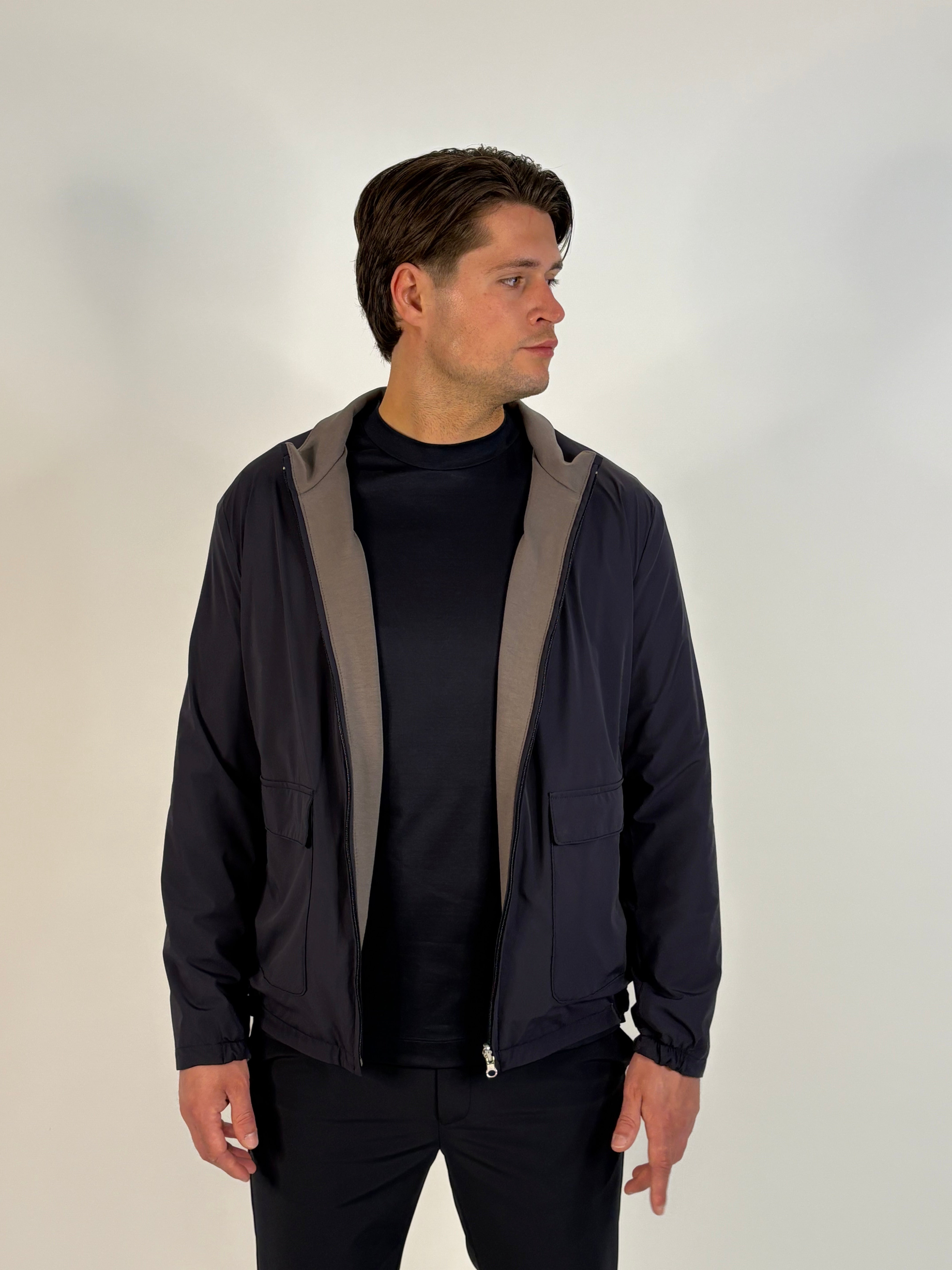 Marfélli Two-Sided Jacket Navy/Grey