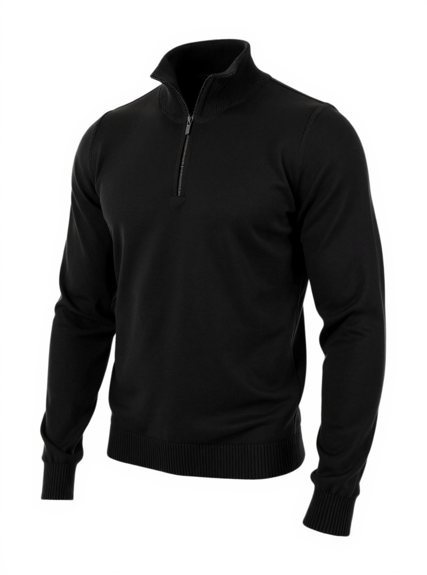 Half-Zip Sweater Black